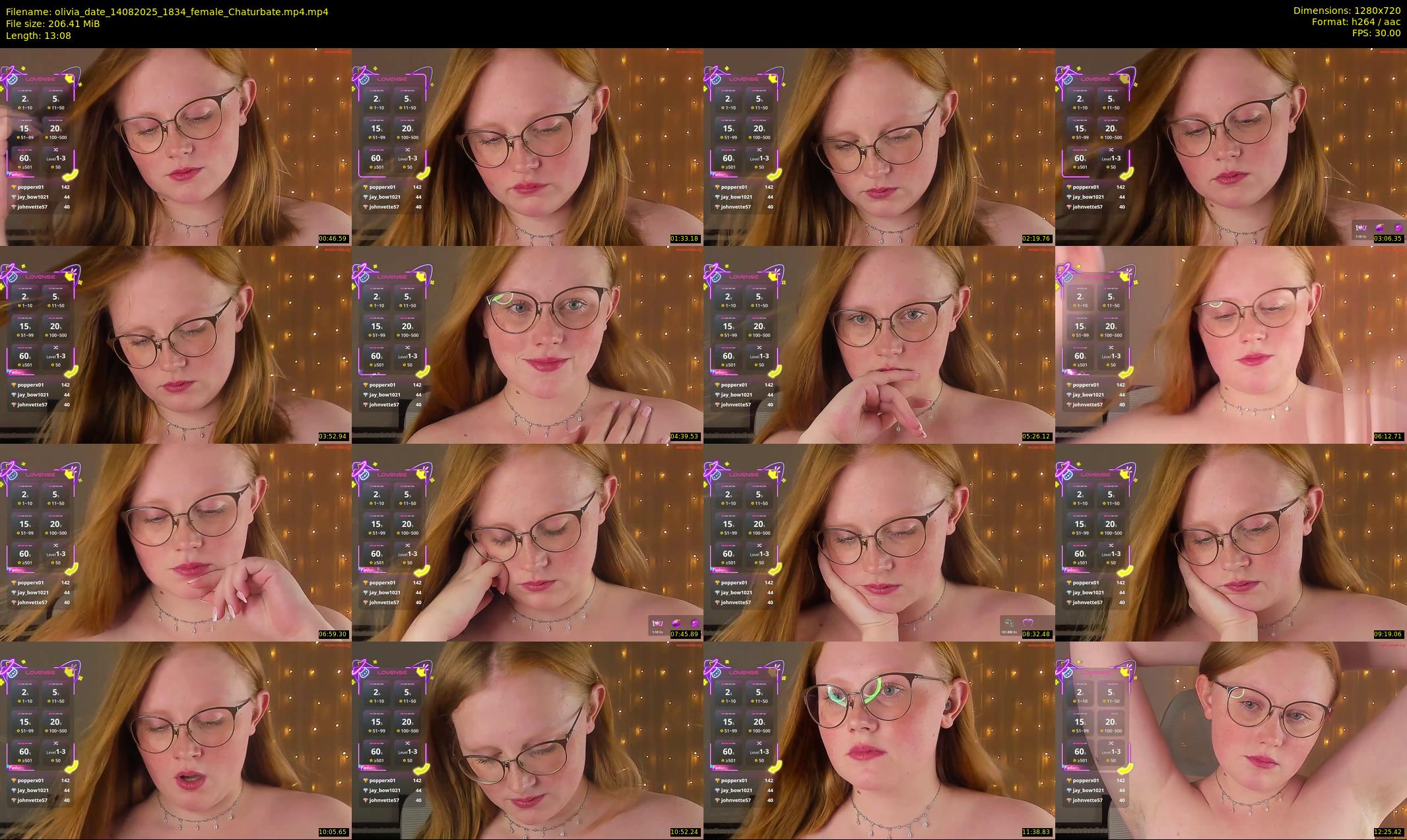 olivia_date — 14 minute Chaturbate female cam show recording, 720p, Aug 14, 2025