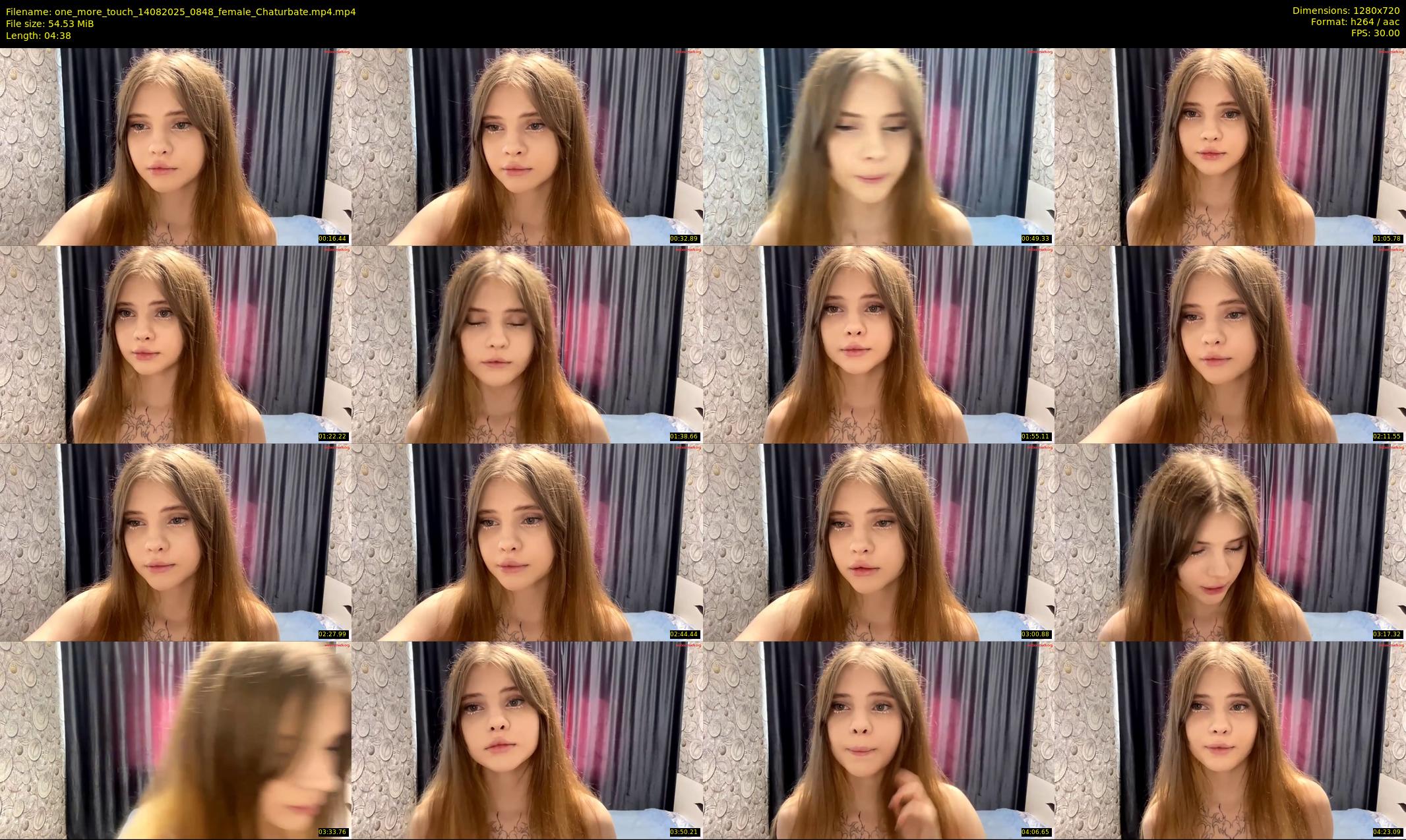 one_more_touch — 5 minute Chaturbate female cam show recording, 720p, Aug 14, 2025