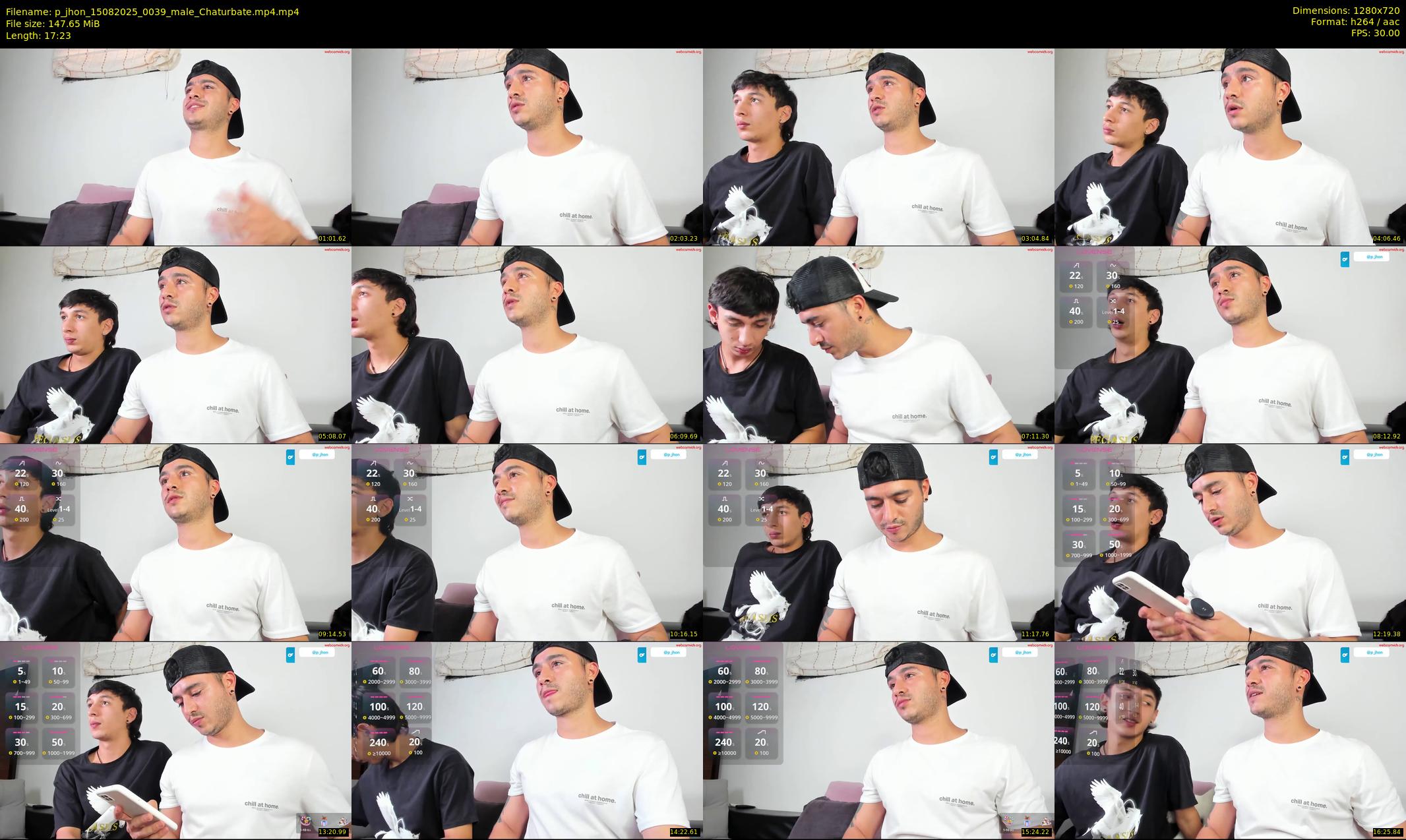 p_jhon — 18 minute Chaturbate male cam show recording, 720p, Aug 15, 2025