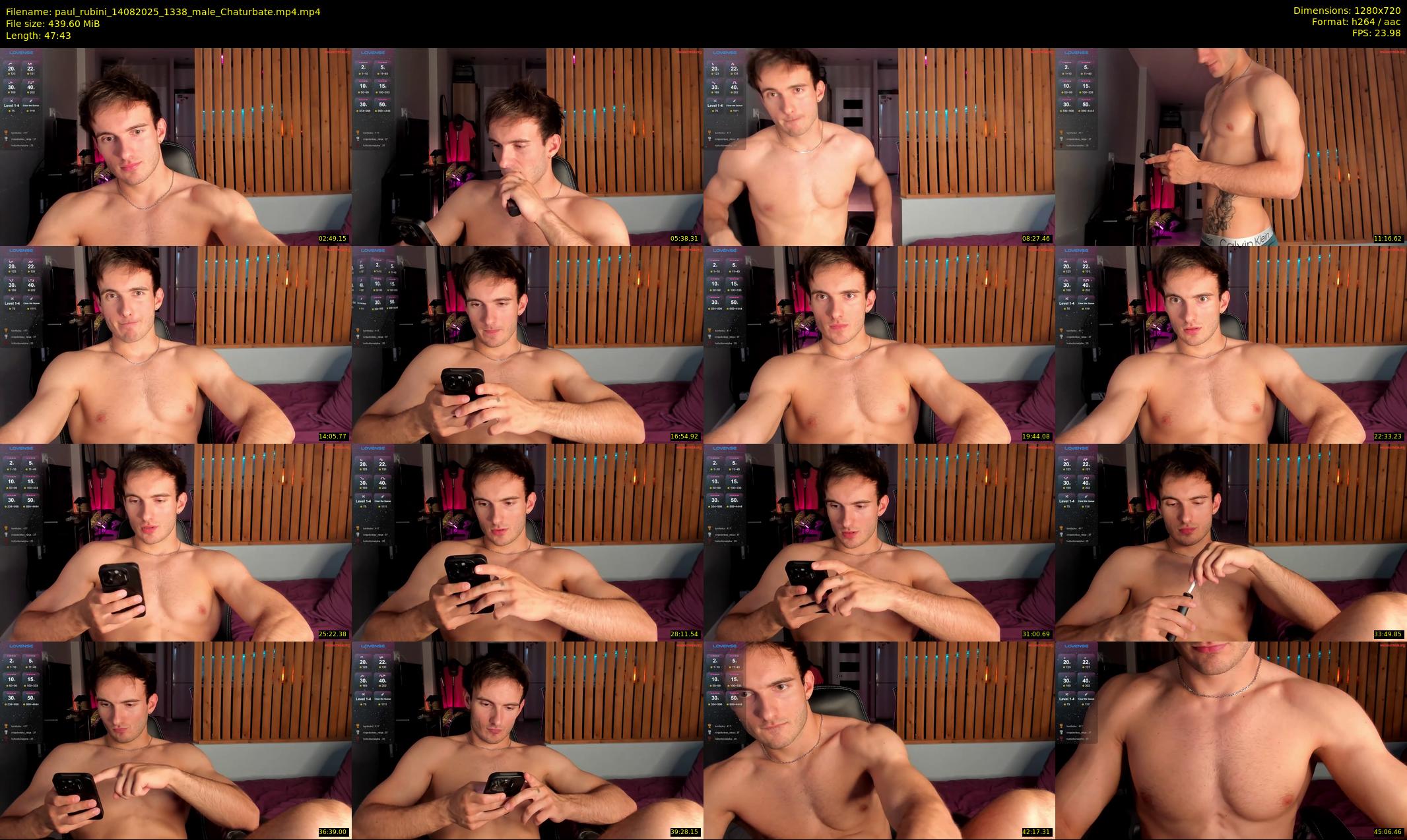 paul_rubini — 48 minute Chaturbate male cam show recording, 720p, Aug 14, 2025