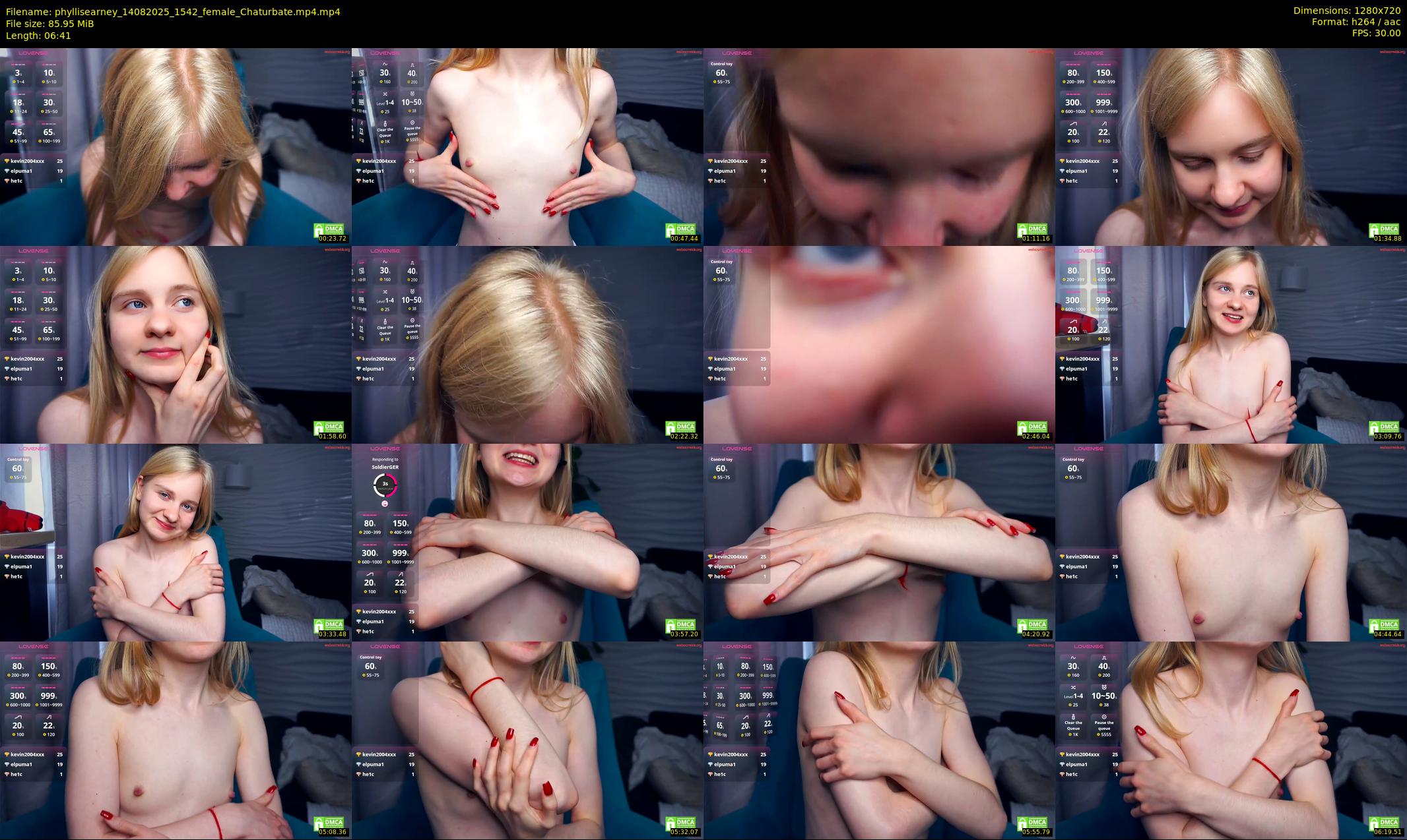 phyllisearney — 7 minute Chaturbate female cam show recording, 720p, Aug 14, 2025