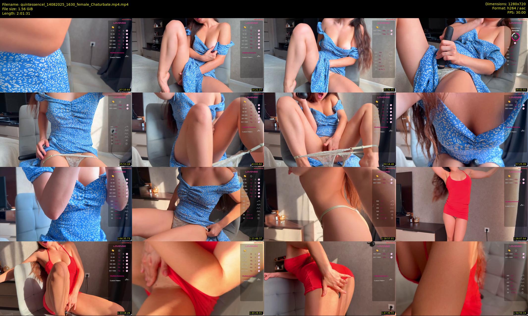 quintessencel — 122 minute Chaturbate female cam show recording, 720p, Aug 14, 2025