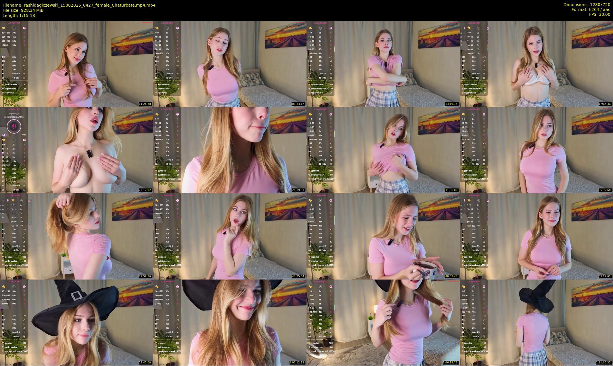 rashidagiczewski — 76 minute Chaturbate female cam show recording, 720p, Aug 15, 2025