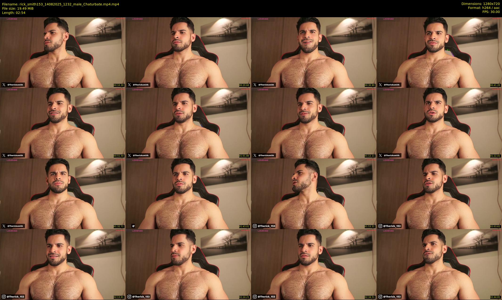 rick_smith153 — 3 minute Chaturbate male cam show recording, 720p, Aug 14, 2025