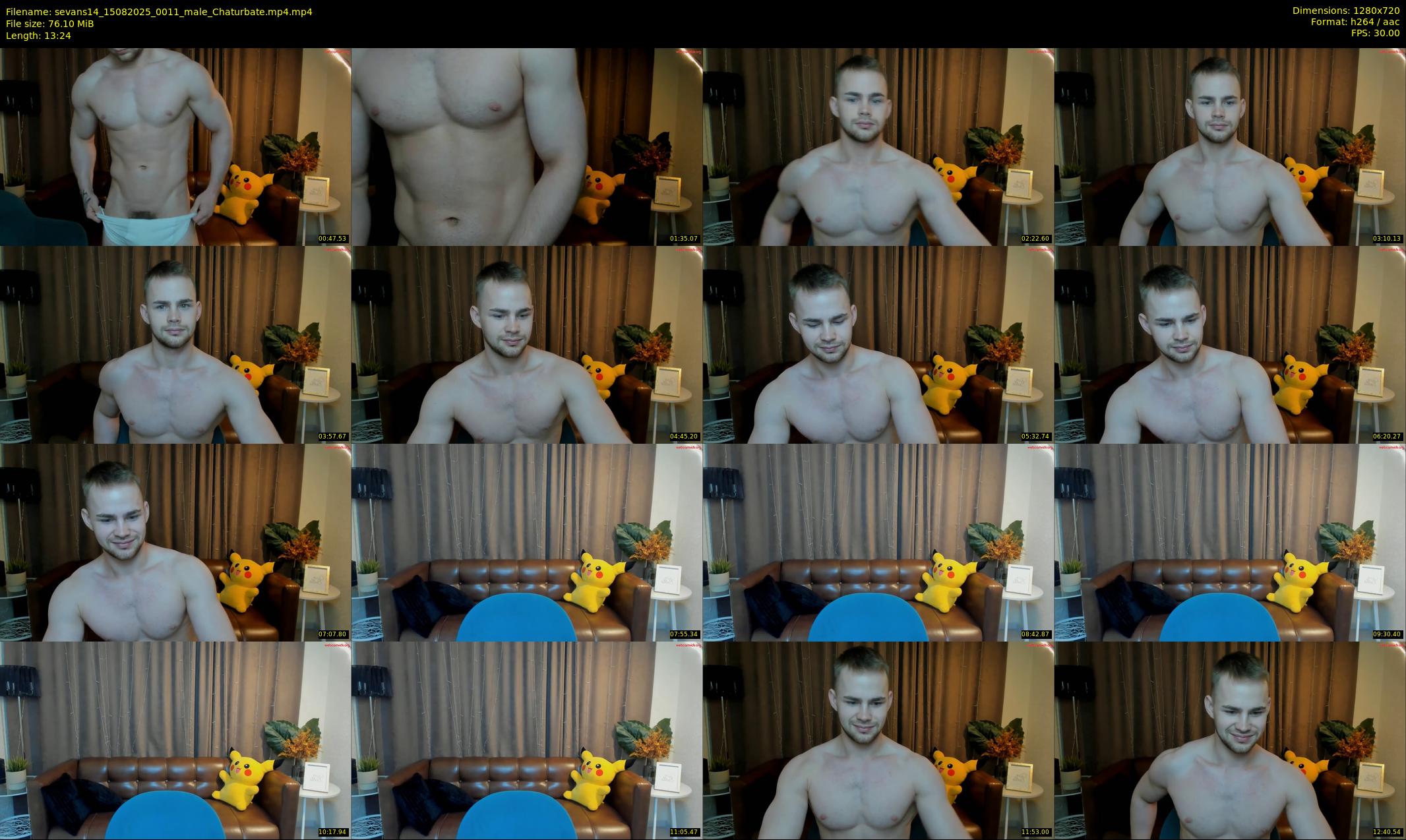 sevans14 — 14 minute Chaturbate male cam show recording, 720p, Aug 15, 2025