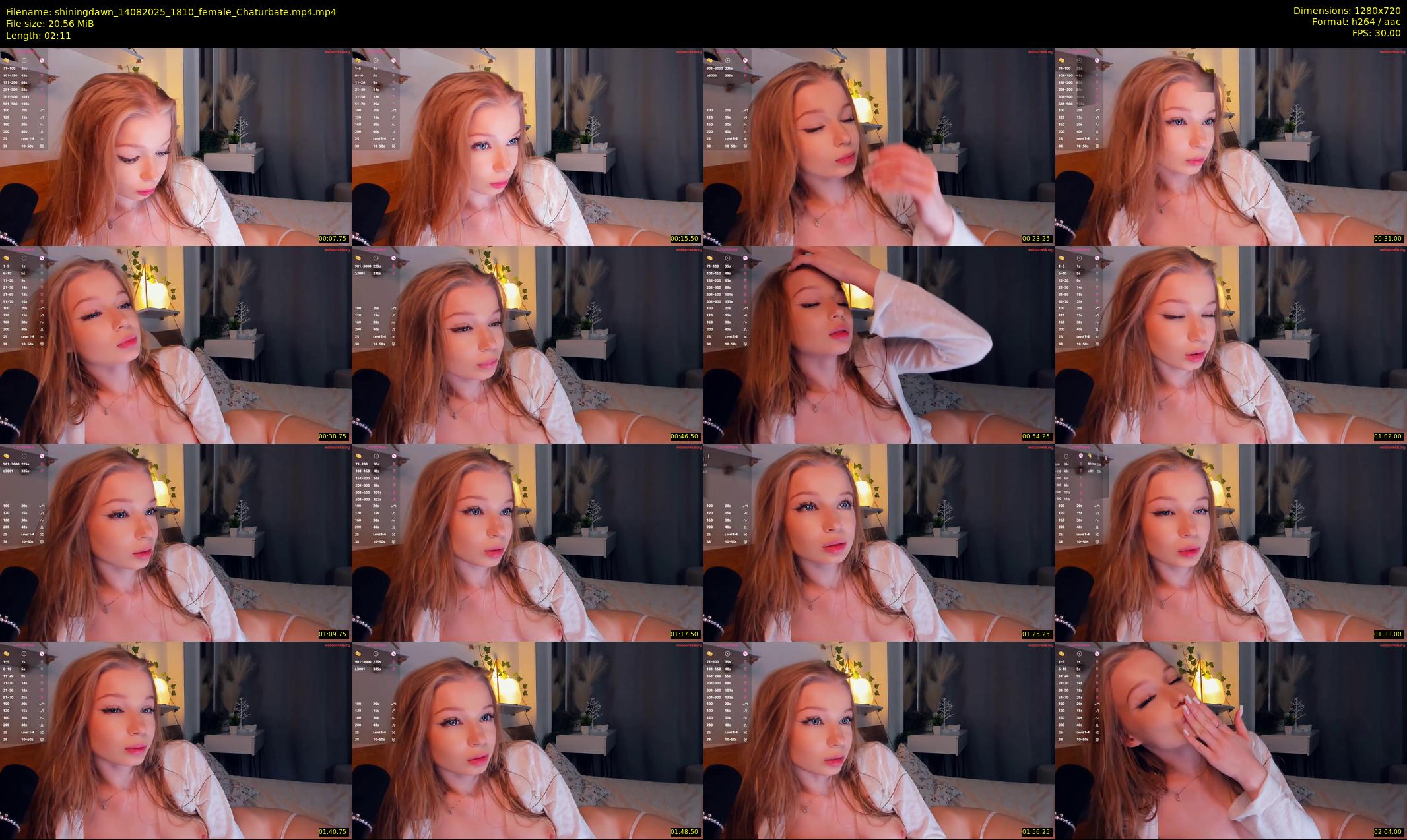 shiningdawn — 3 minute Chaturbate female cam show recording, 720p, Aug 14, 2025