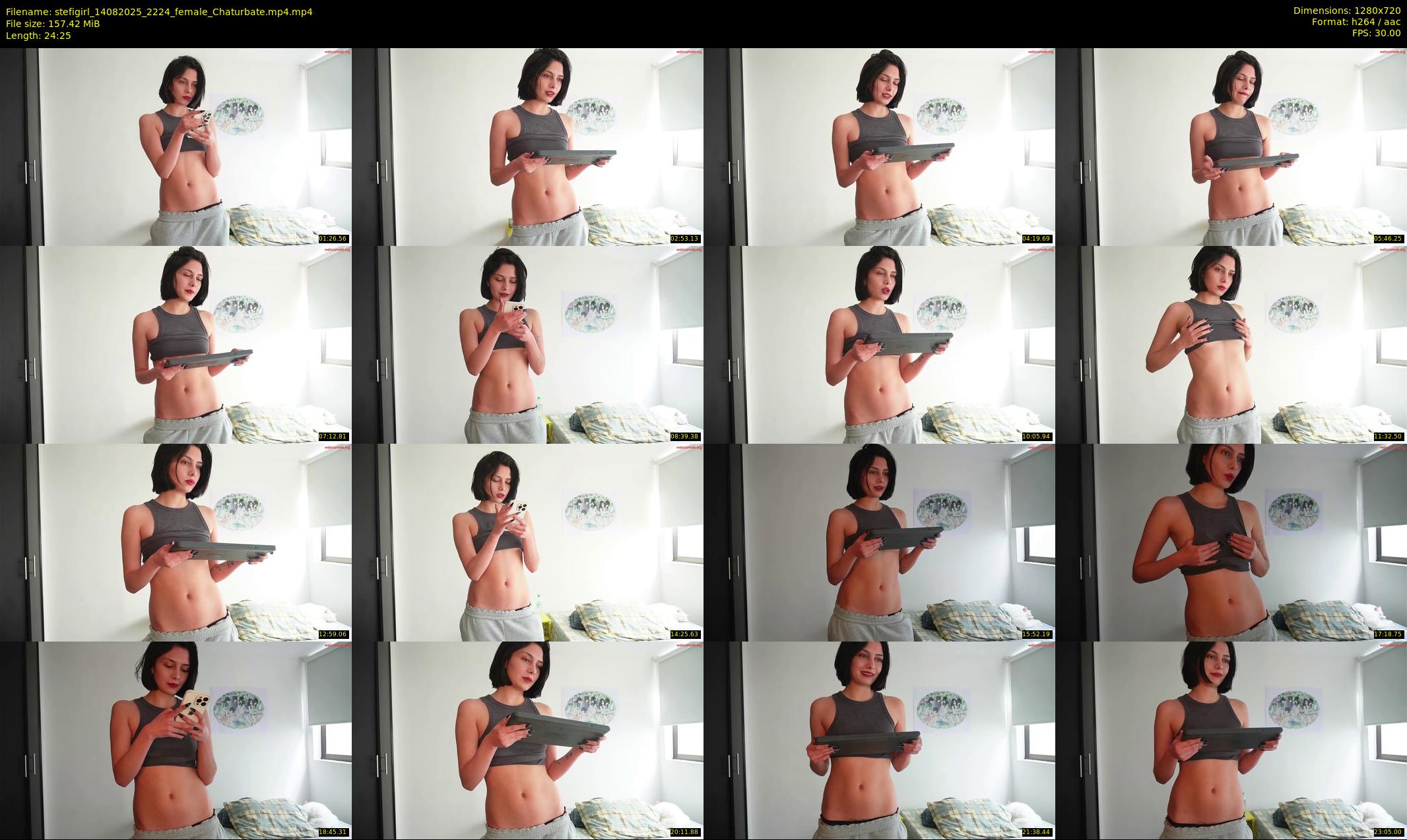 stefigirl — 25 minute Chaturbate female cam show recording, 720p, Aug 14, 2025