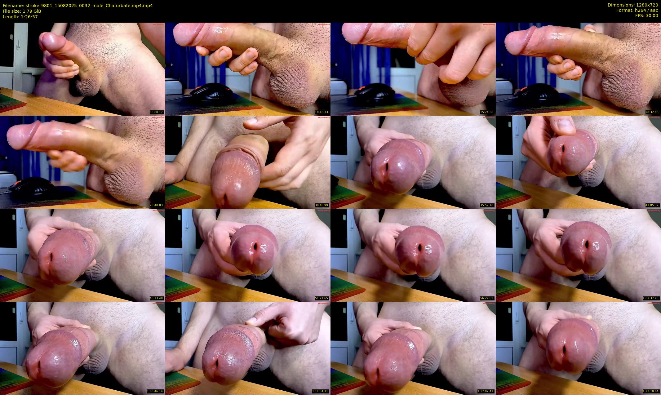 stroker9801 — 87 minute Chaturbate male cam show recording, 720p, Aug 15, 2025