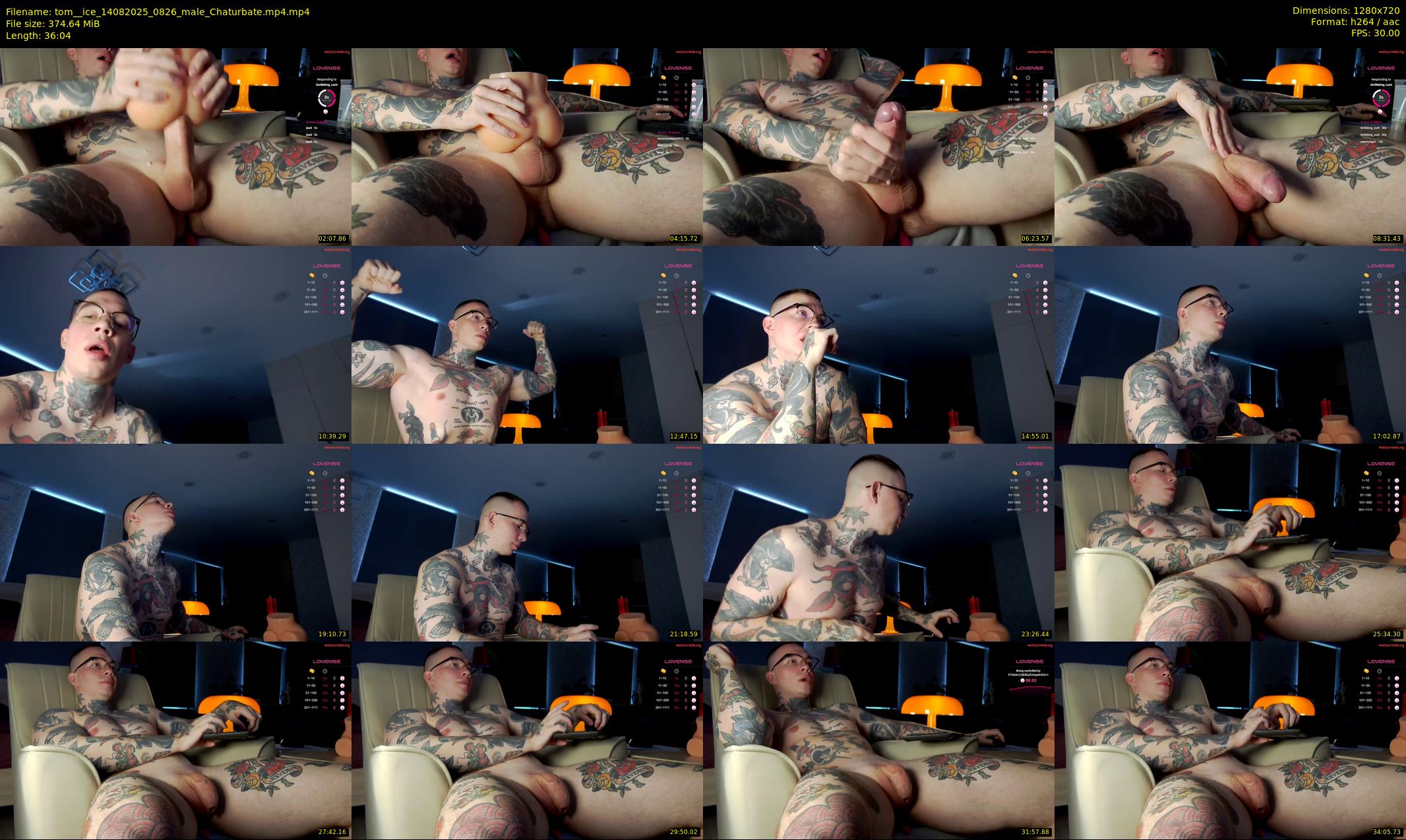 tom__ice — 37 minute Chaturbate male cam show recording, 720p, Aug 14, 2025