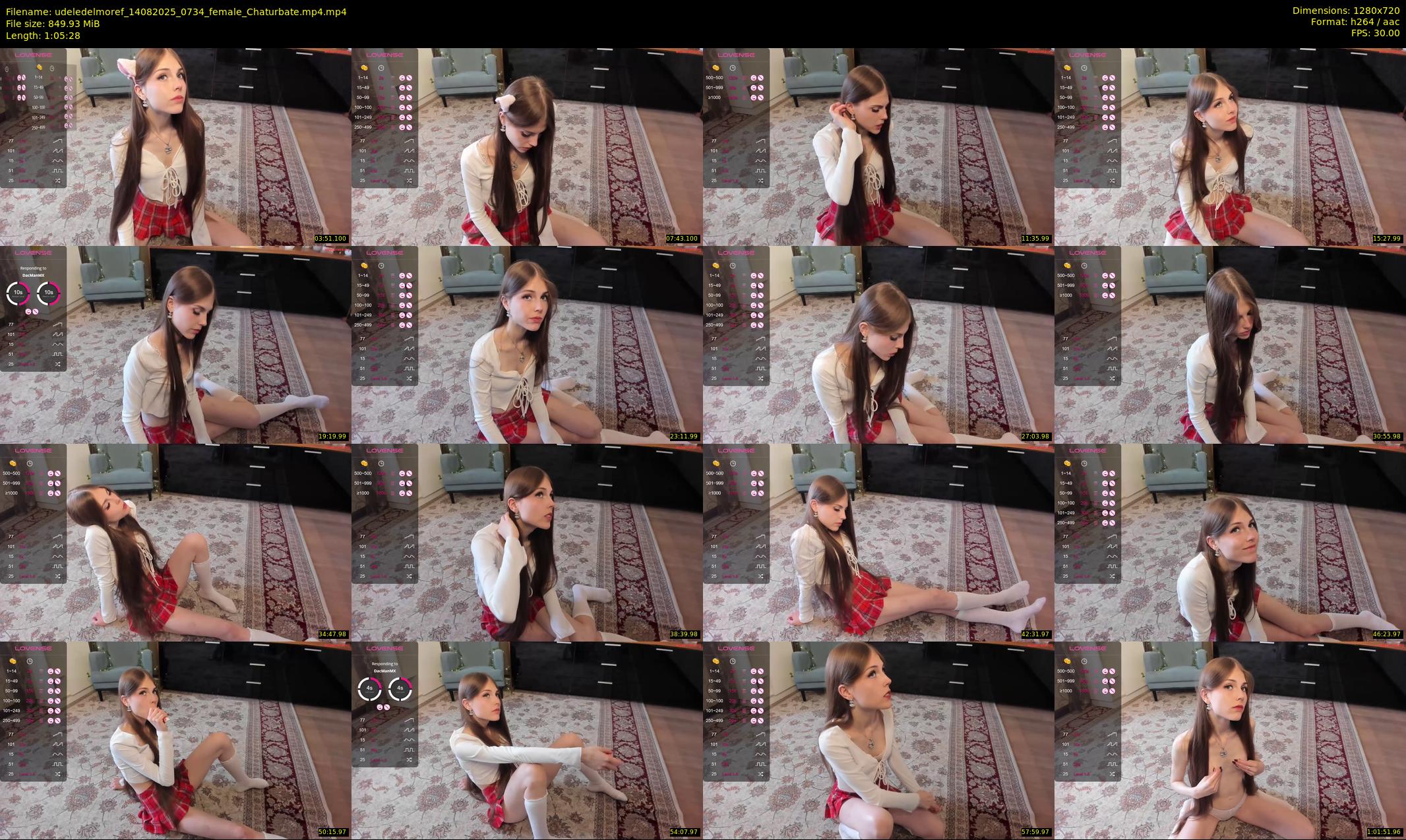udeledelmoref — 66 minute Chaturbate female cam show recording, 720p, Aug 14, 2025