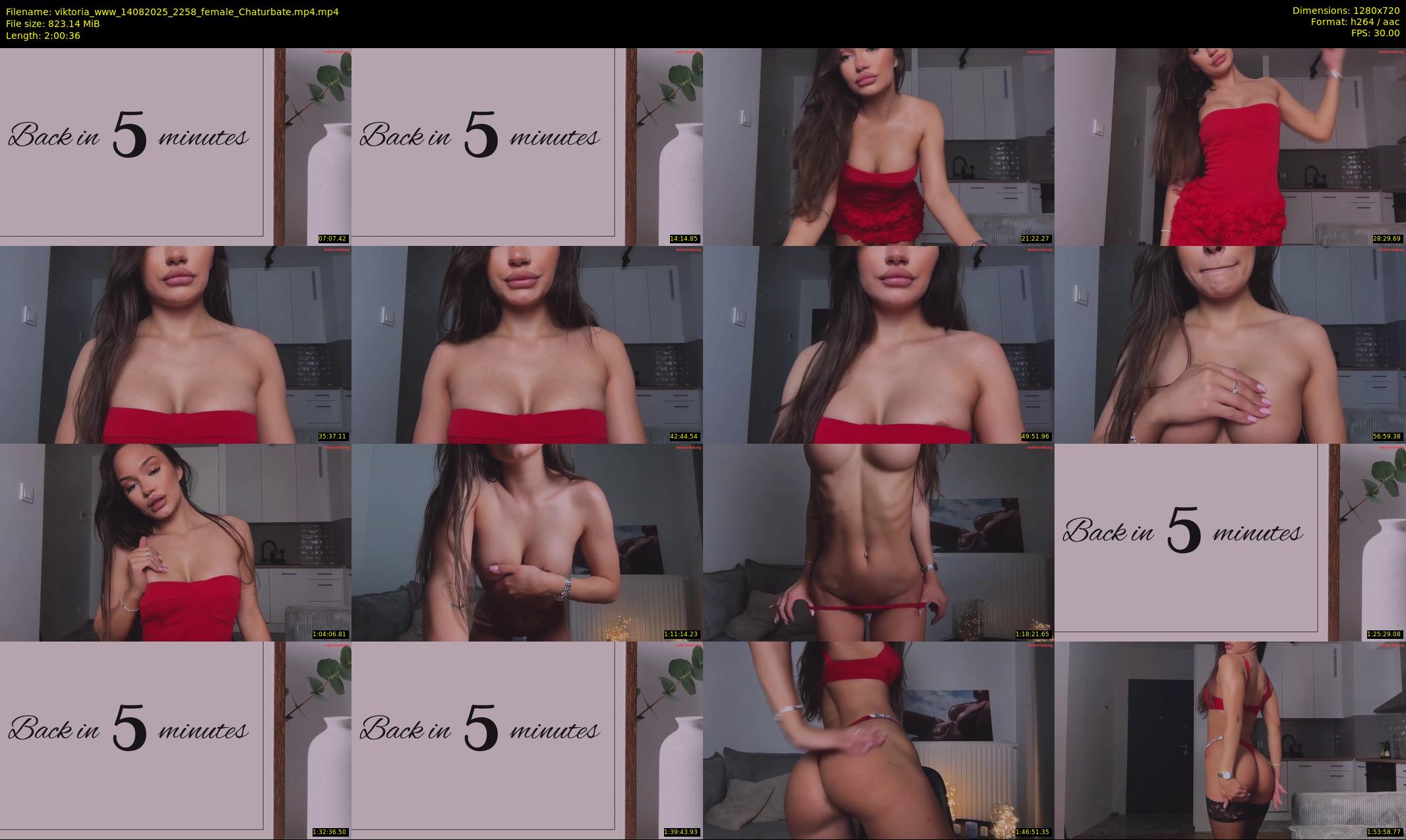 viktoria_www — 121 minute Chaturbate couple cam show recording, 720p, Aug 14, 2025