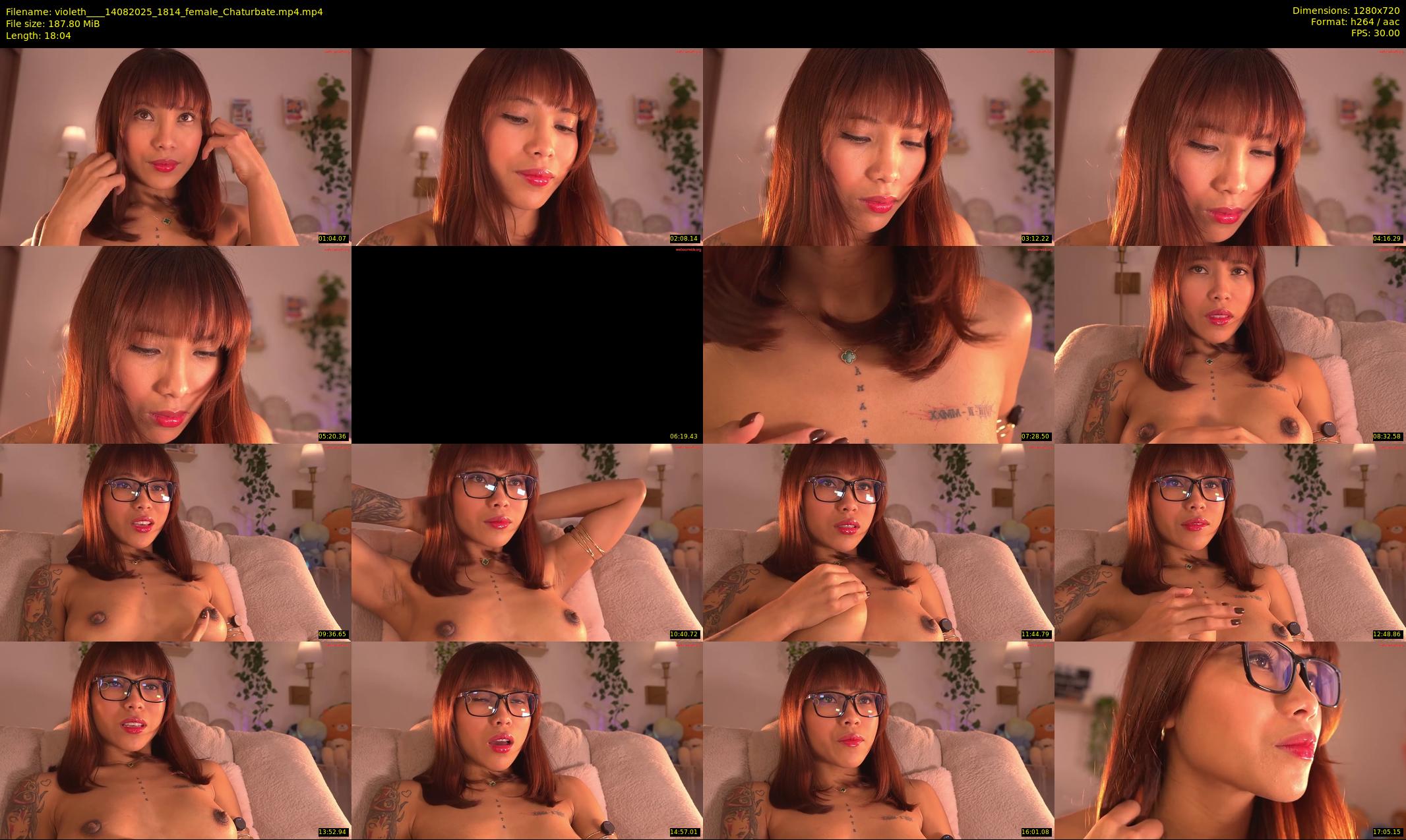 violeth___ — 19 minute Chaturbate female cam show recording, 720p, Aug 14, 2025