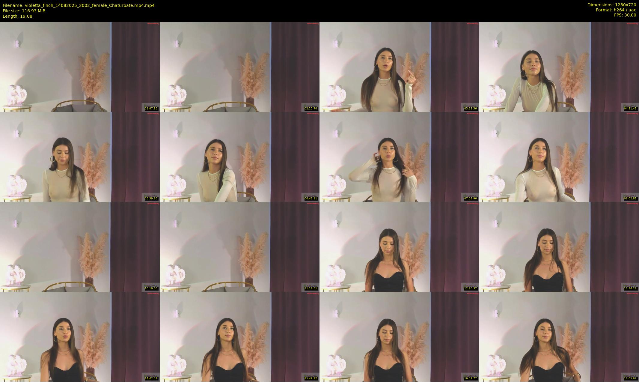 violetta_finch — 20 minute Chaturbate female cam show recording, 720p, Aug 14, 2025