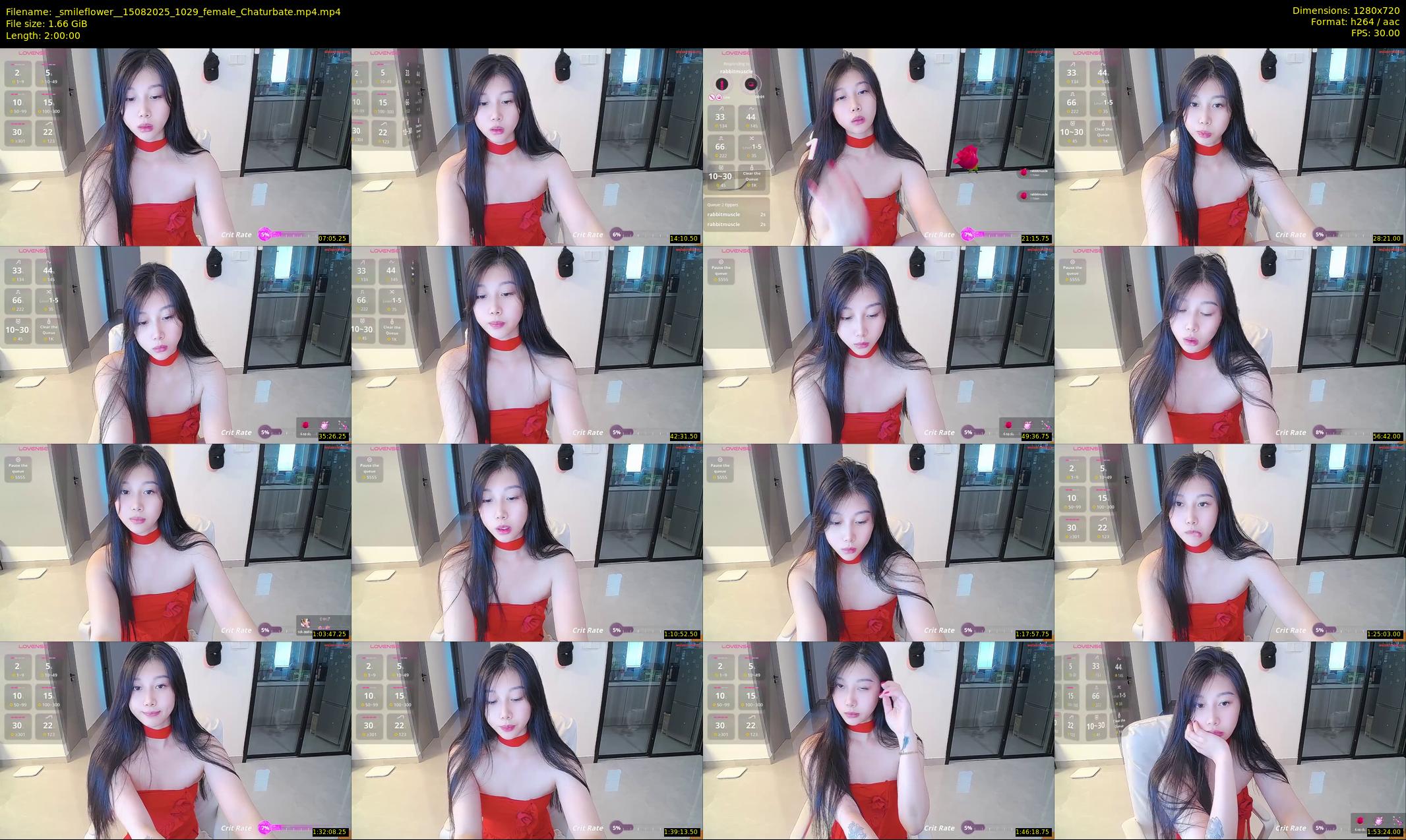 _smileflower_ — 120 minute Chaturbate female cam show recording, 720p, Aug 15, 2025