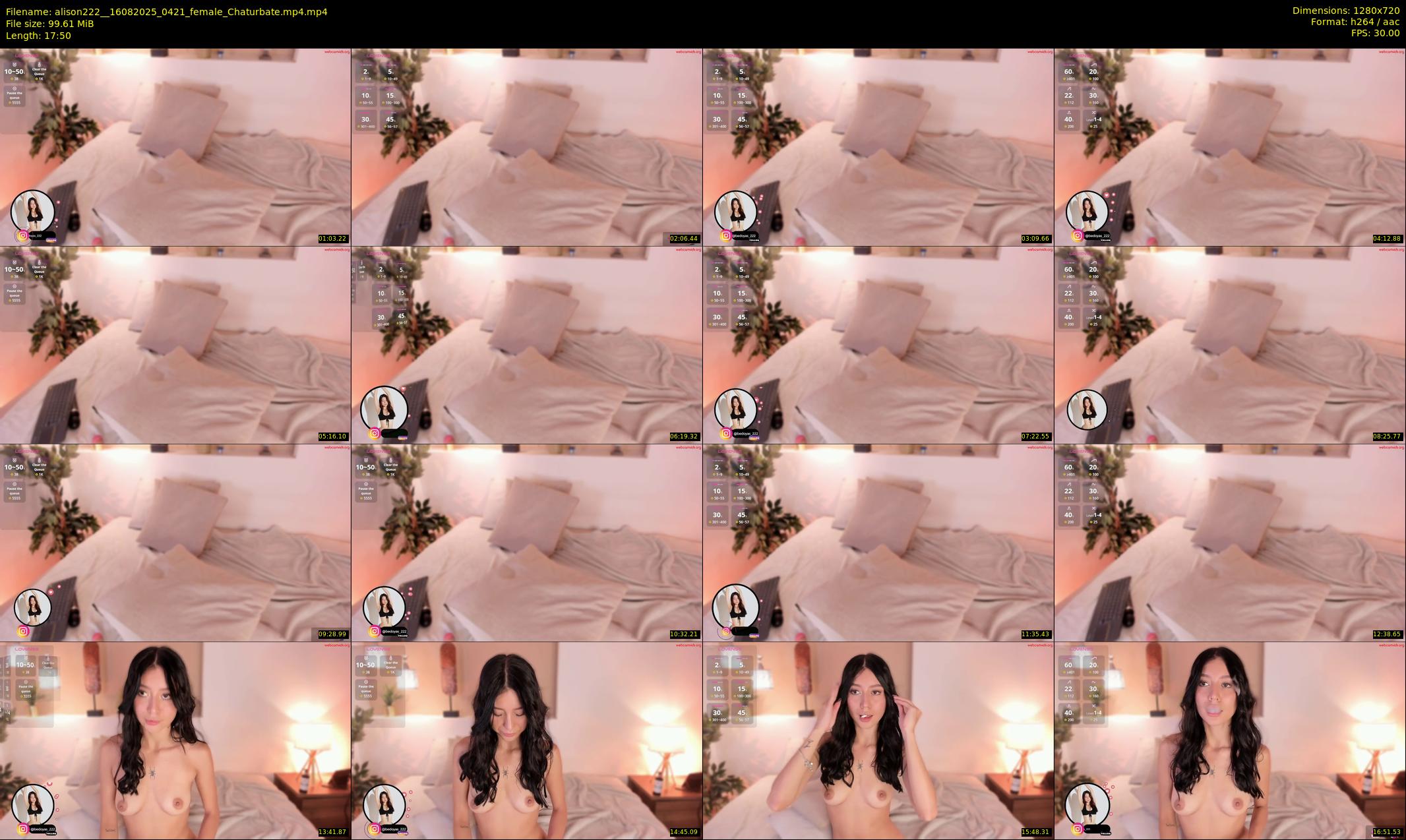 alison222_ — 18 minute Chaturbate female cam show recording, 720p, Aug 16, 2025