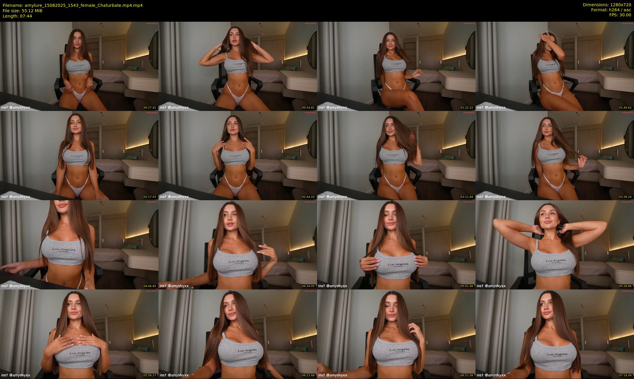 amylure — 8 minute Chaturbate female cam show recording, 720p, Aug 15, 2025