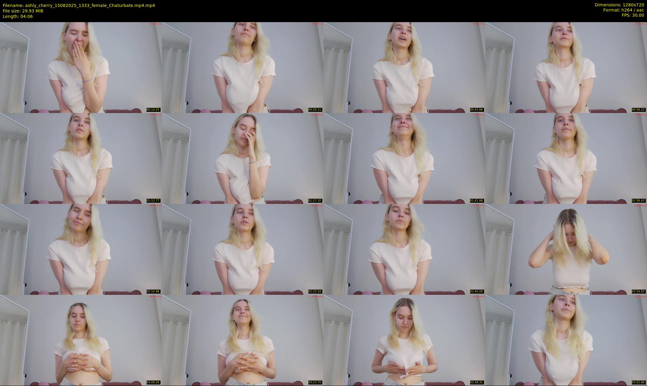ashly_cherry — 5 minute Chaturbate female cam show recording, 720p, Aug 15, 2025