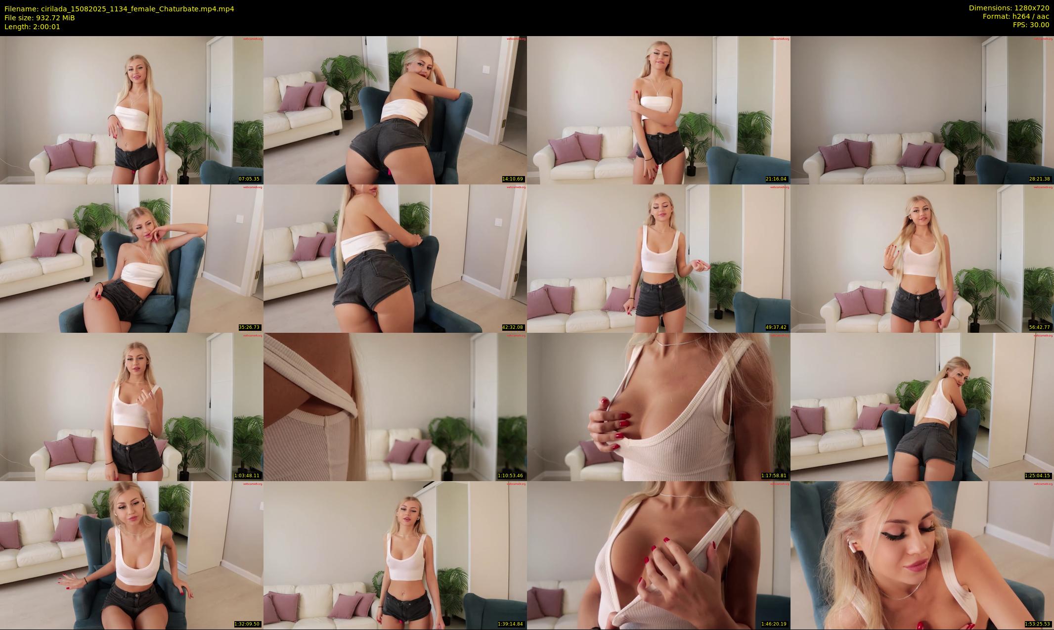cirilada — 121 minute Chaturbate female cam show recording, 720p, Aug 15, 2025