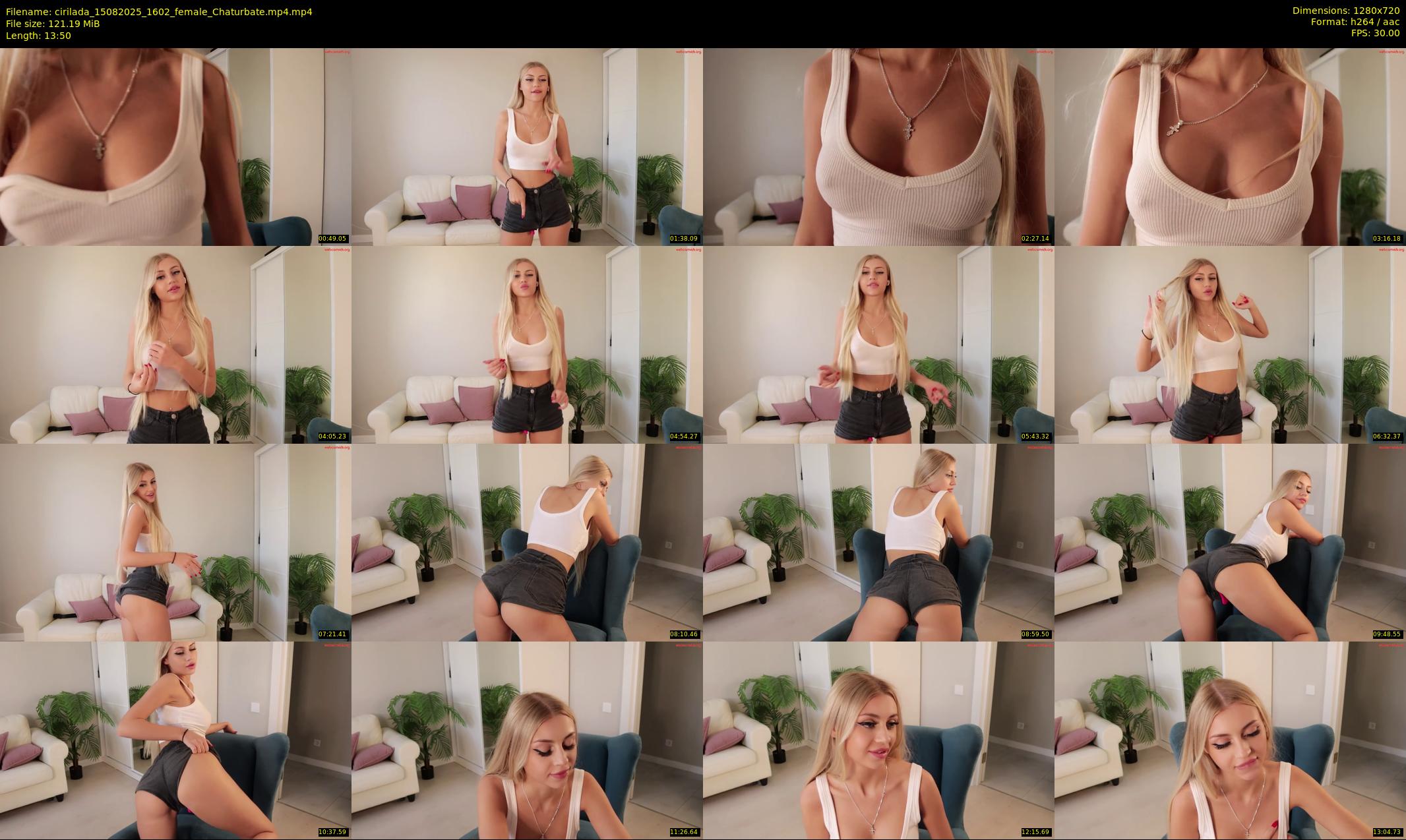 cirilada — 14 minute Chaturbate female cam show recording, 720p, Aug 15, 2025