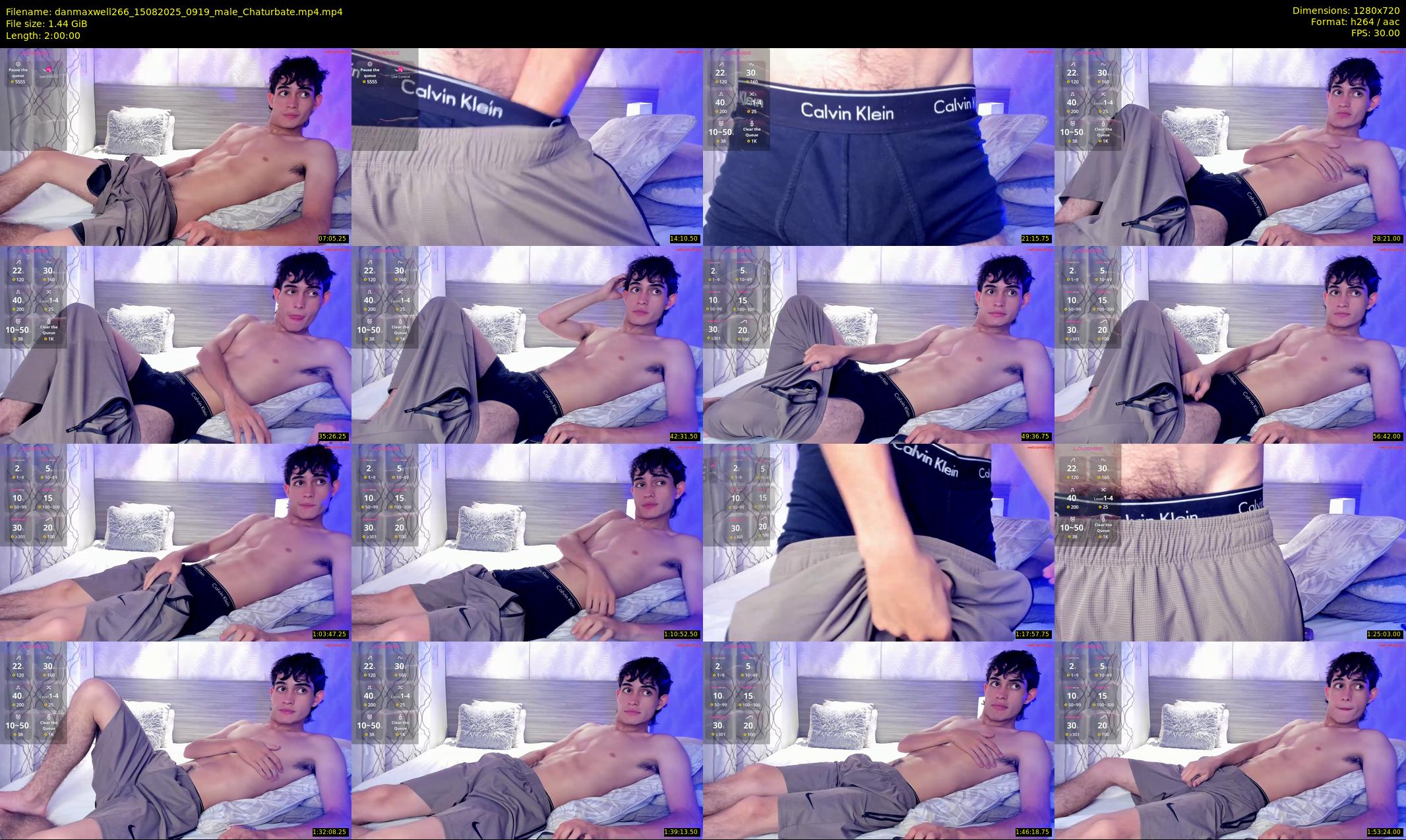 danmaxwell266 — 120 minute Chaturbate male cam show recording, 720p, Aug 15, 2025