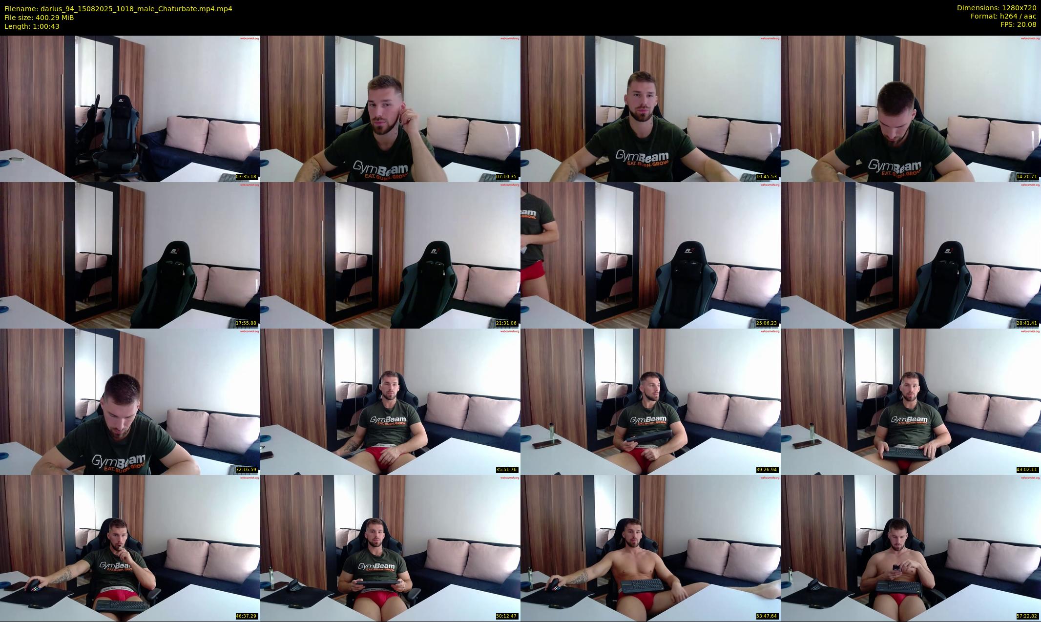 darius_94 — 61 minute Chaturbate male cam show recording, 720p, Aug 15, 2025