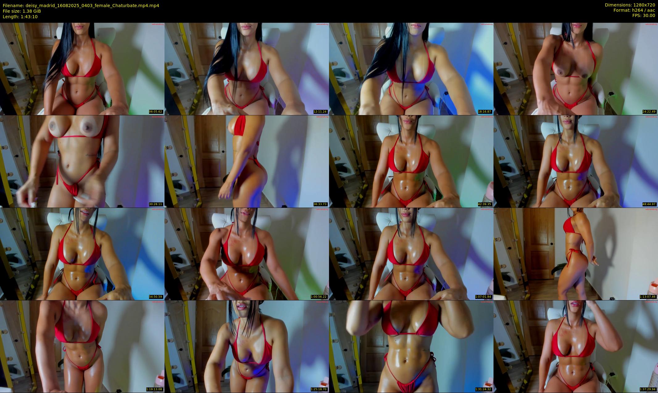 deisy_madrid — 104 minute Chaturbate female cam show recording, 720p, Aug 16, 2025