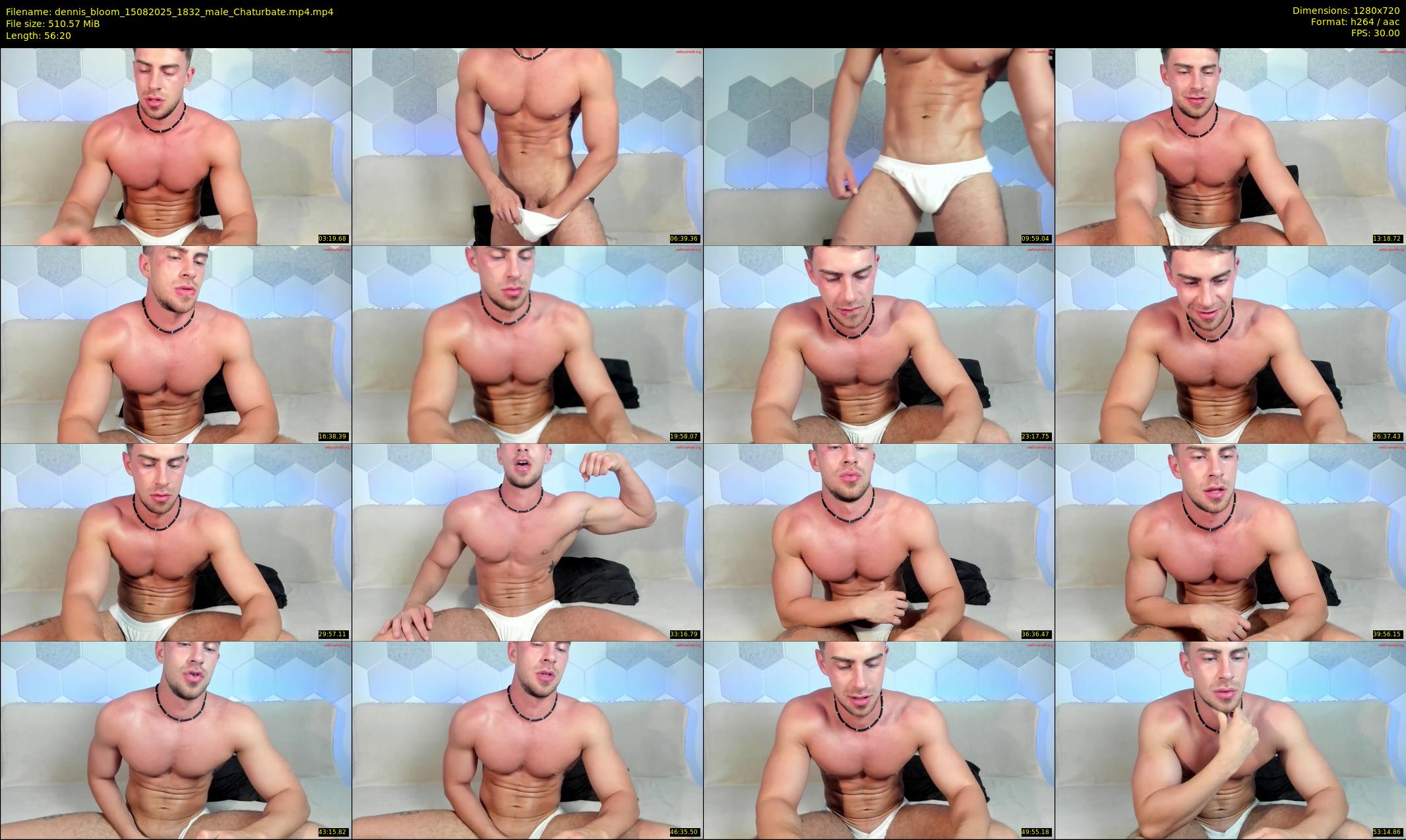 dennis_bloom — 57 minute Chaturbate male cam show recording, 720p, Aug 15, 2025