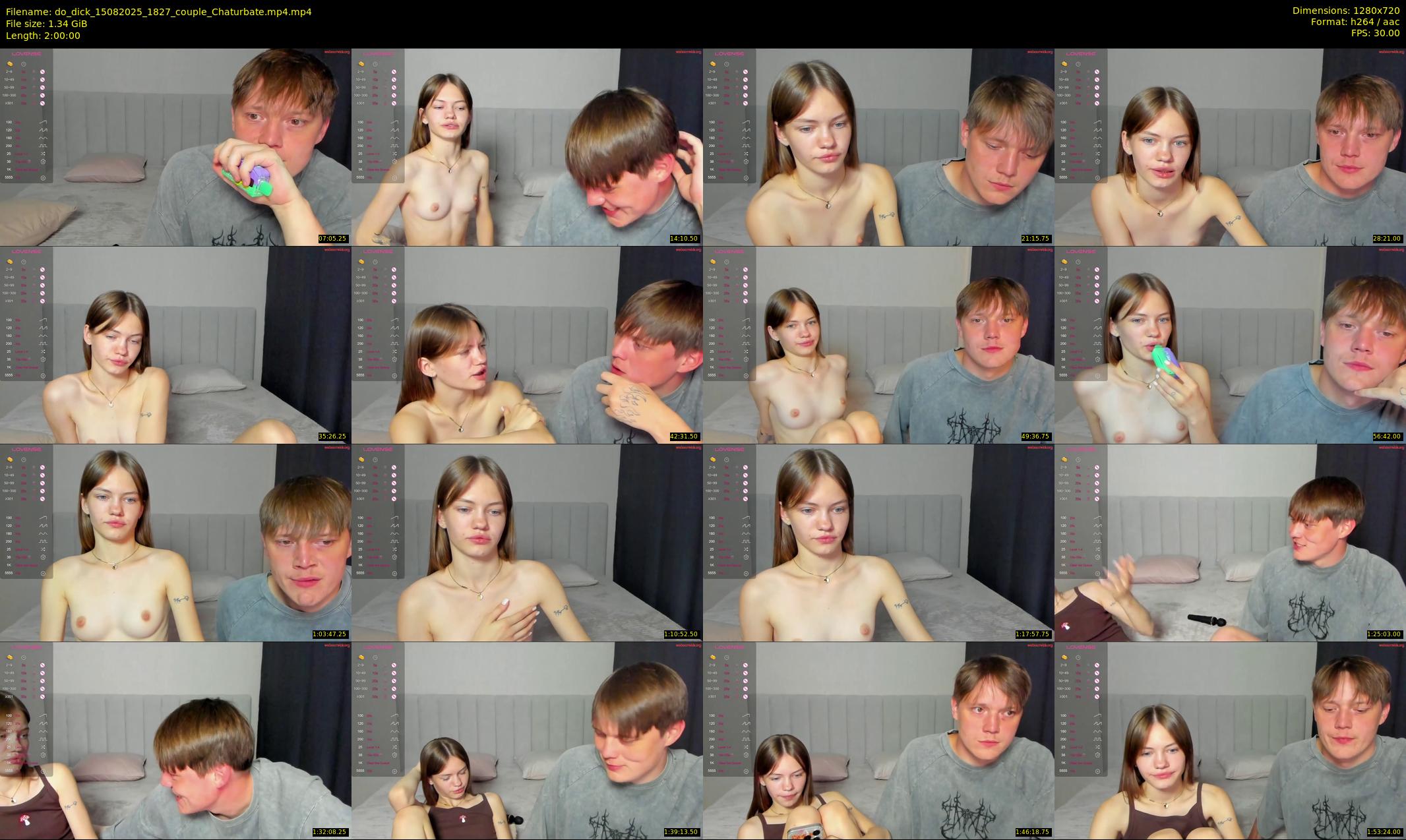 do_dick — 120 minute Chaturbate couple cam show recording, 720p, Aug 15, 2025