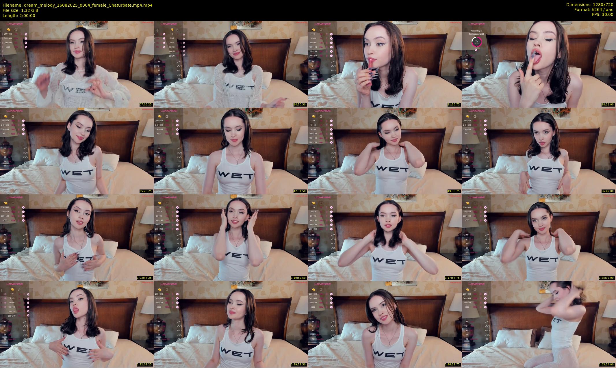 dream_melody — 120 minute Chaturbate female cam show recording, 720p, Aug 16, 2025
