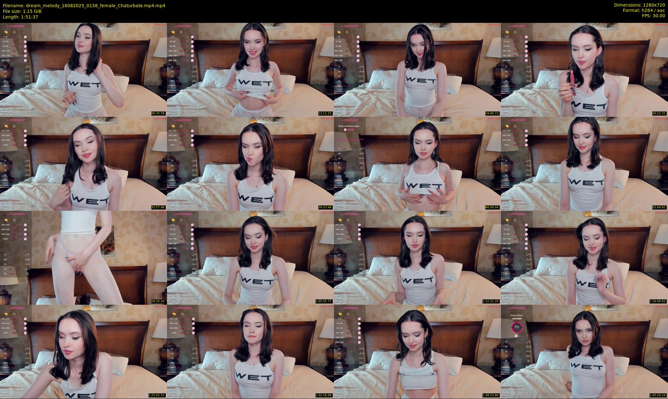 dream_melody — 112 minute Chaturbate female cam show recording, 720p, Aug 16, 2025