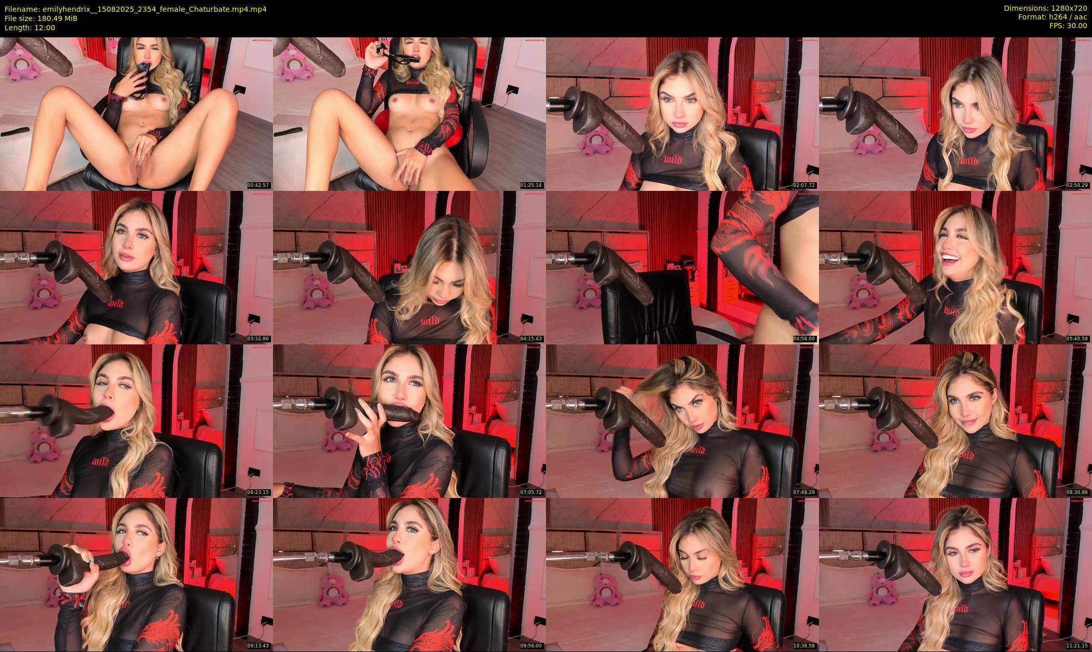 emilyhendrix_ — 12 minute Chaturbate couple cam show recording, 720p, Aug 15, 2025