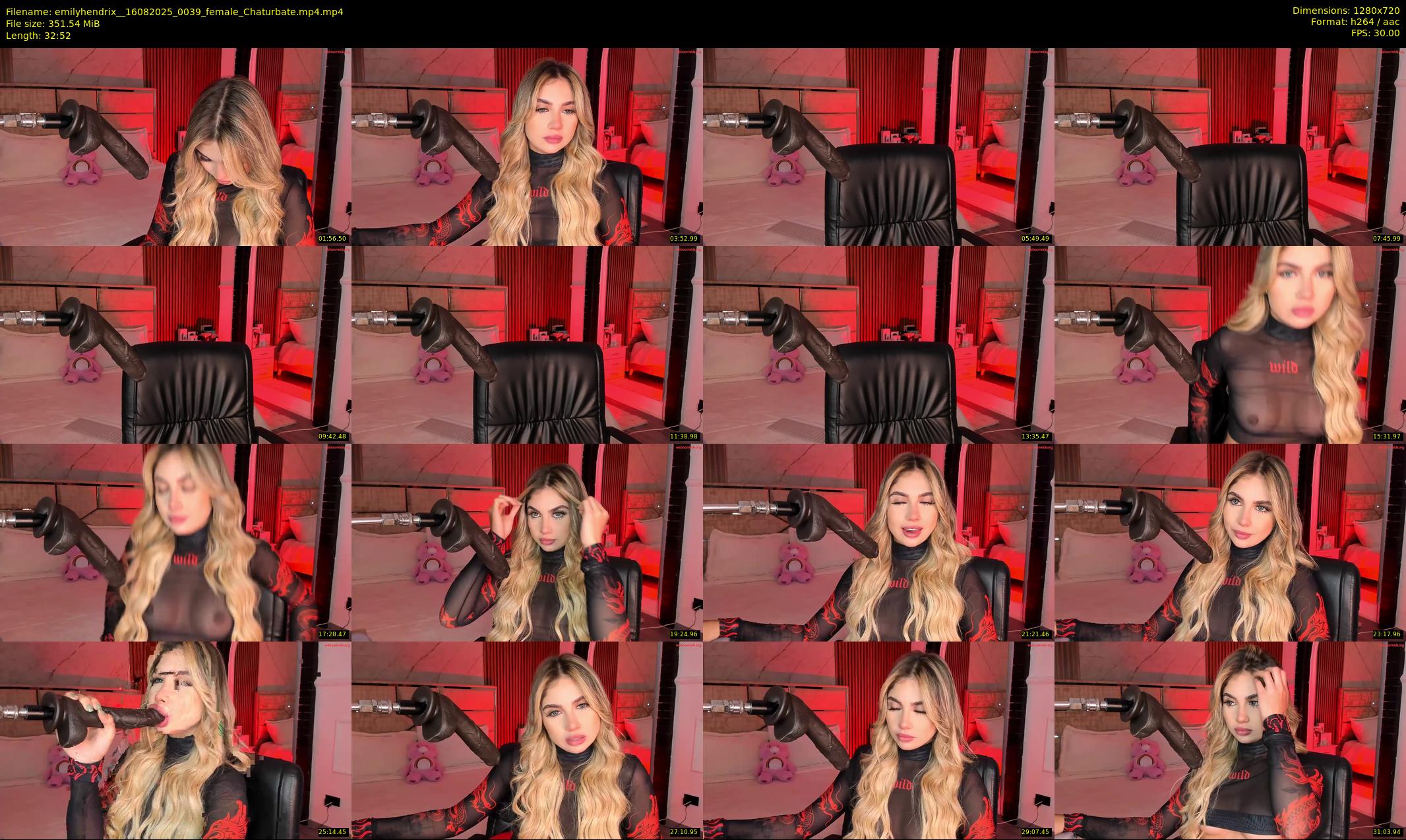 emilyhendrix_ — 33 minute Chaturbate couple cam show recording, 720p, Aug 16, 2025