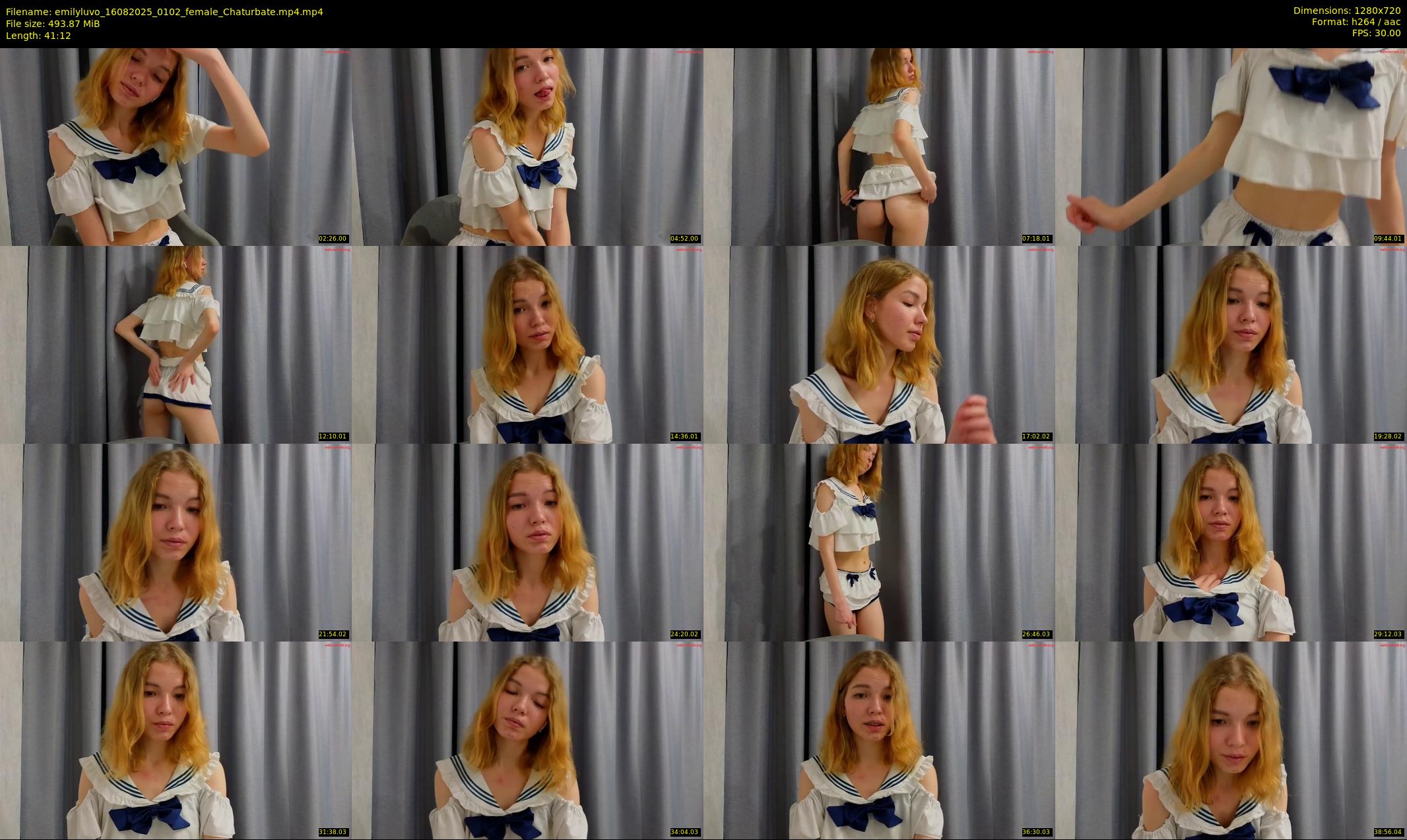 emilyluvo — 42 minute Chaturbate female cam show recording, 720p, Aug 16, 2025