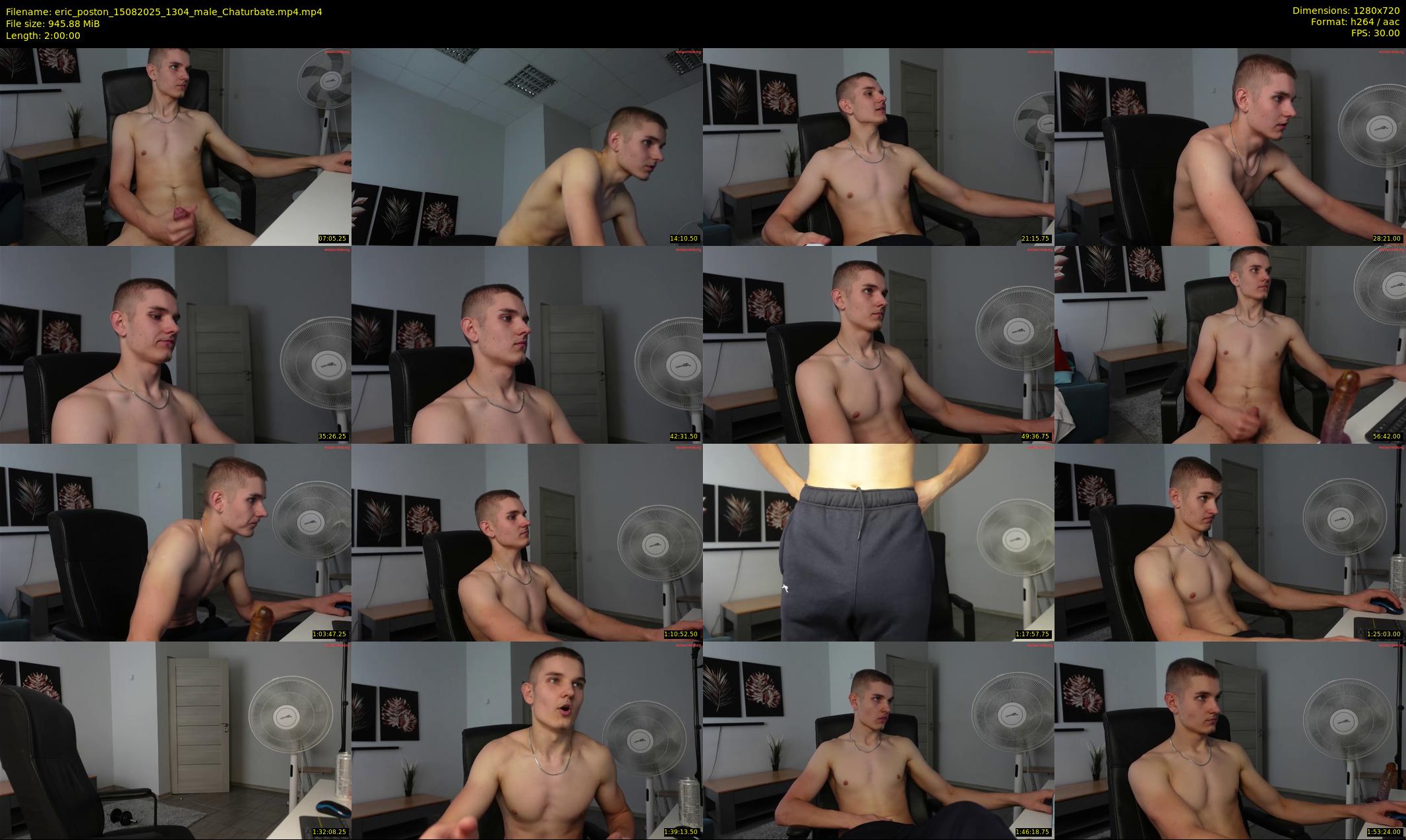 eric_poston — 120 minute Chaturbate male cam show recording, 720p, Aug 15, 2025
