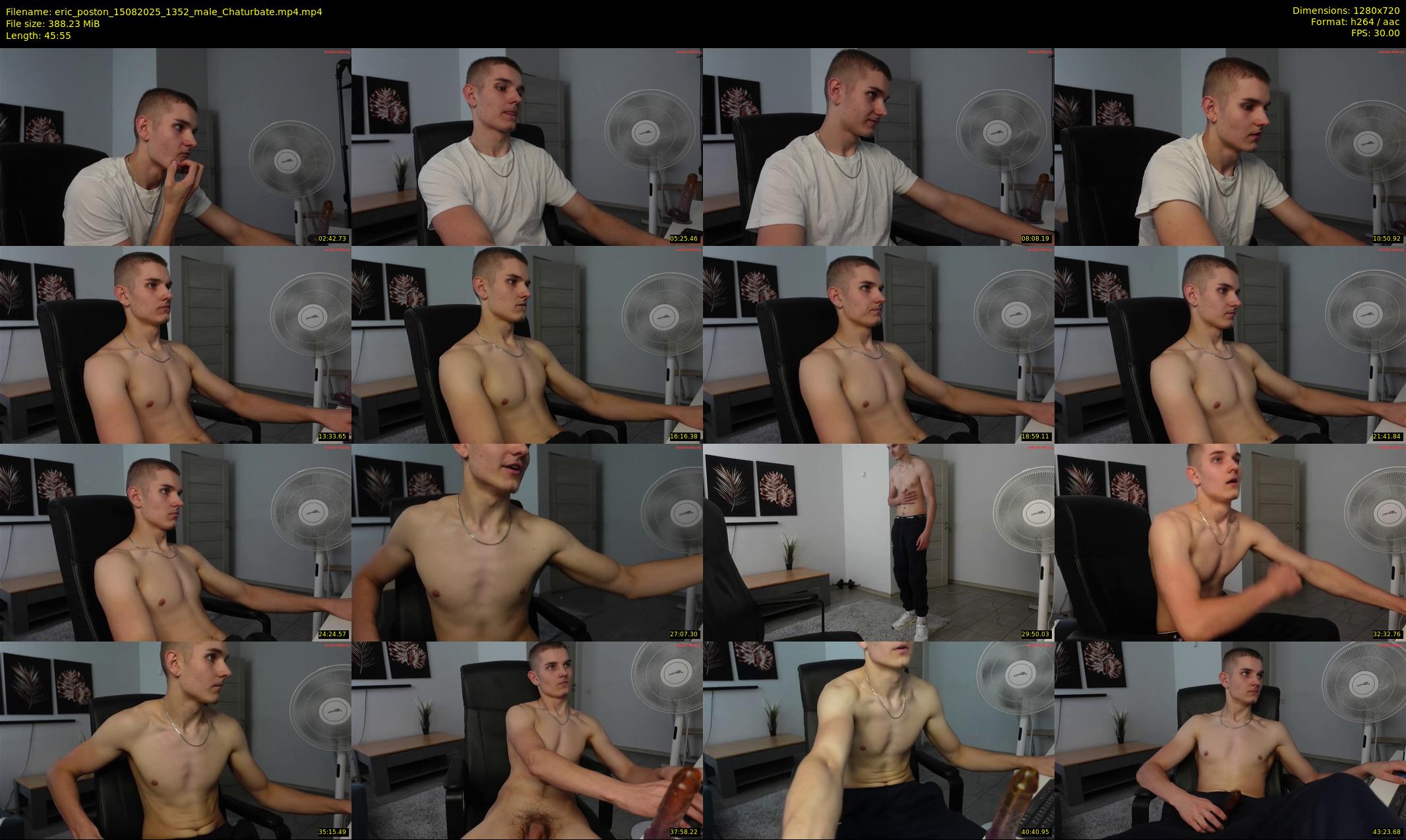 eric_poston — 46 minute Chaturbate male cam show recording, 720p, Aug 15, 2025