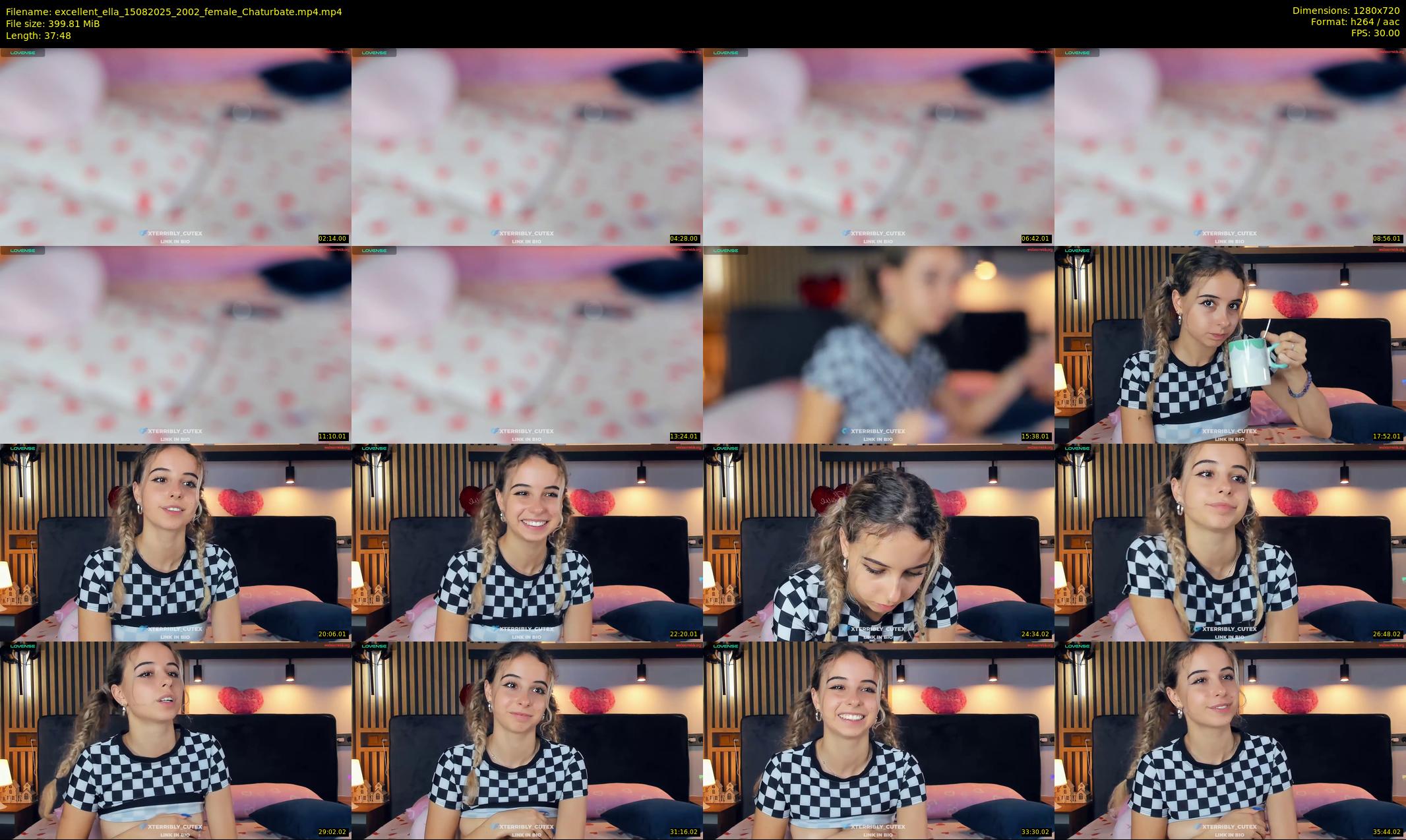 excellent_ella — 38 minute Chaturbate female cam show recording, 720p, Aug 15, 2025
