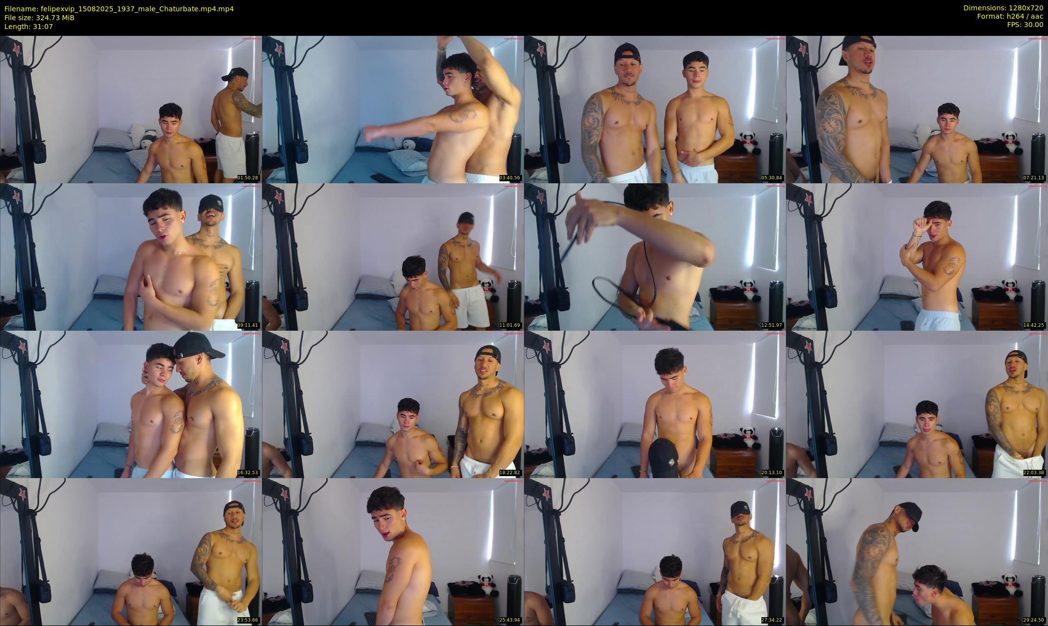 felipexvip — 32 minute Chaturbate male cam show recording, 720p, Aug 15, 2025