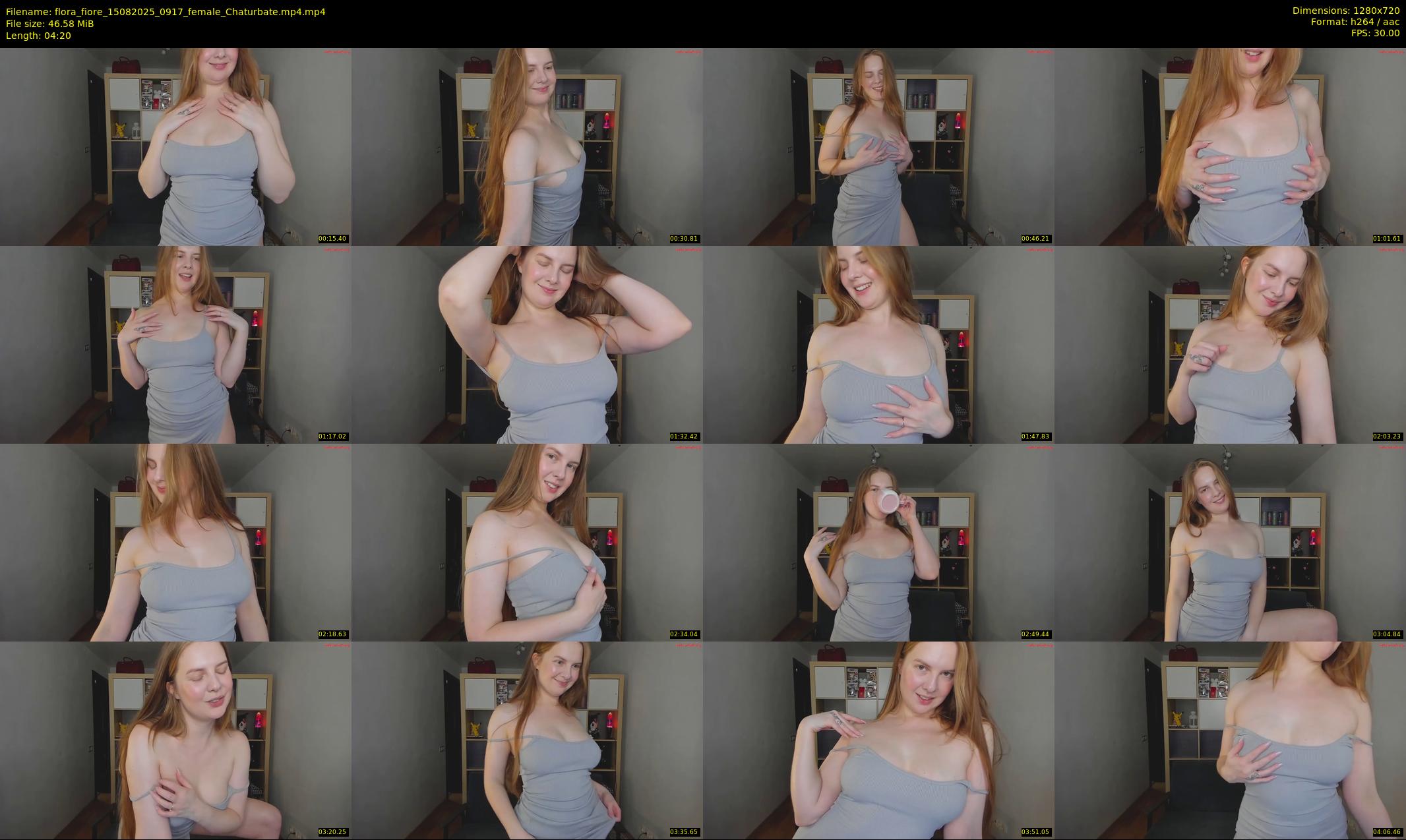 flora_fiore — 5 minute Chaturbate female cam show recording, 720p, Aug 15, 2025