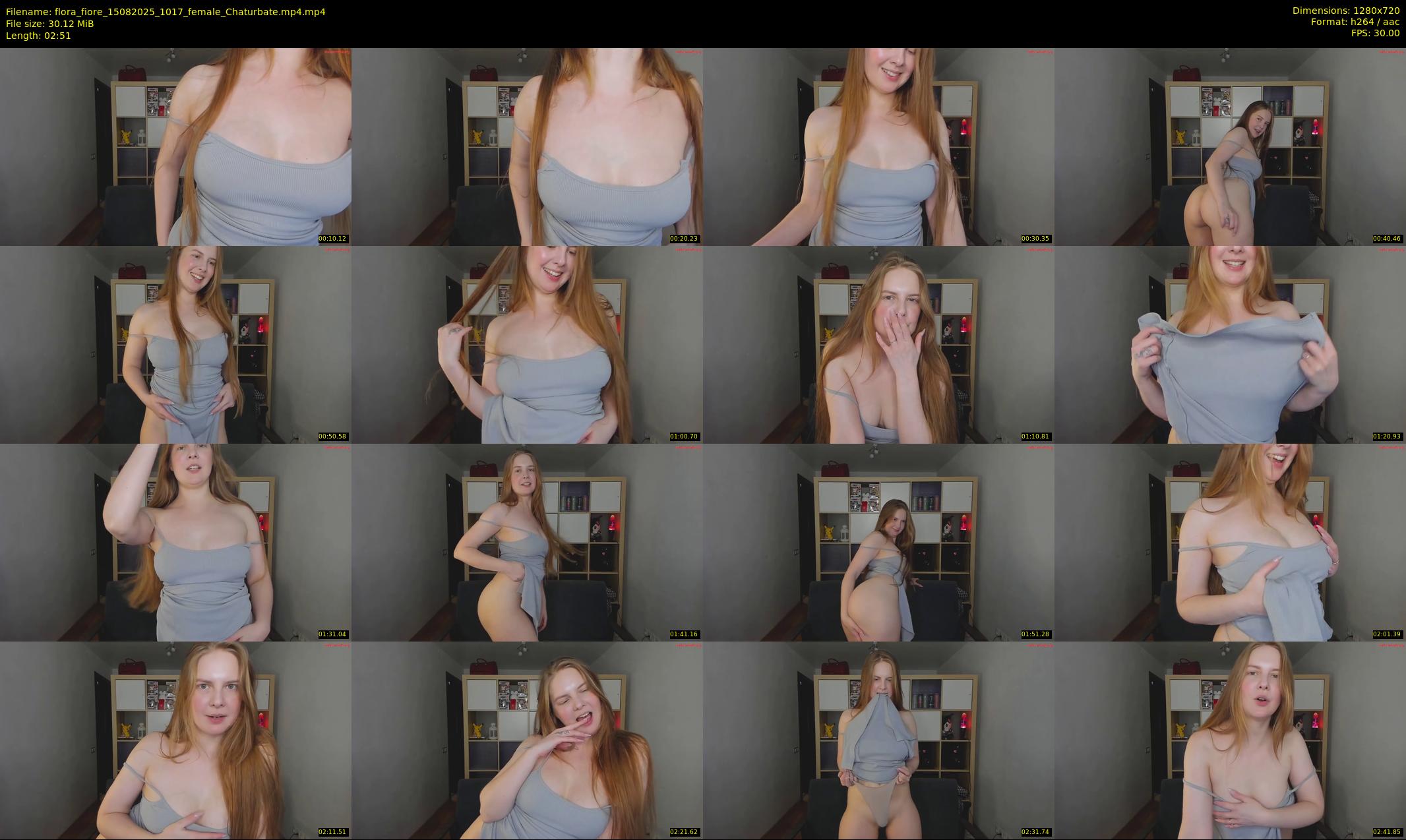 flora_fiore — 3 minute Chaturbate female cam show recording, 720p, Aug 15, 2025
