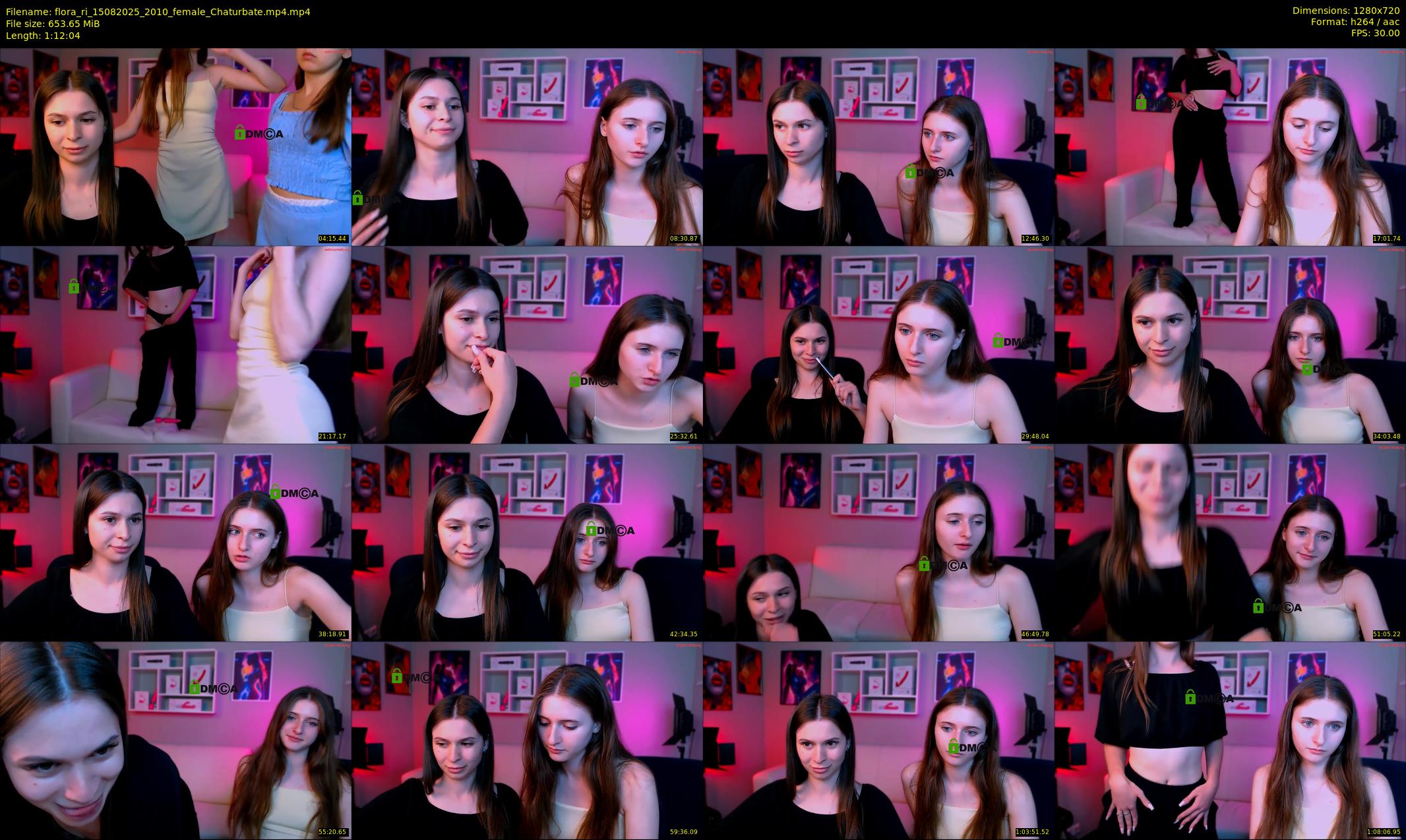 flora_ri — 73 minute Chaturbate female cam show recording, 720p, Aug 15, 2025
