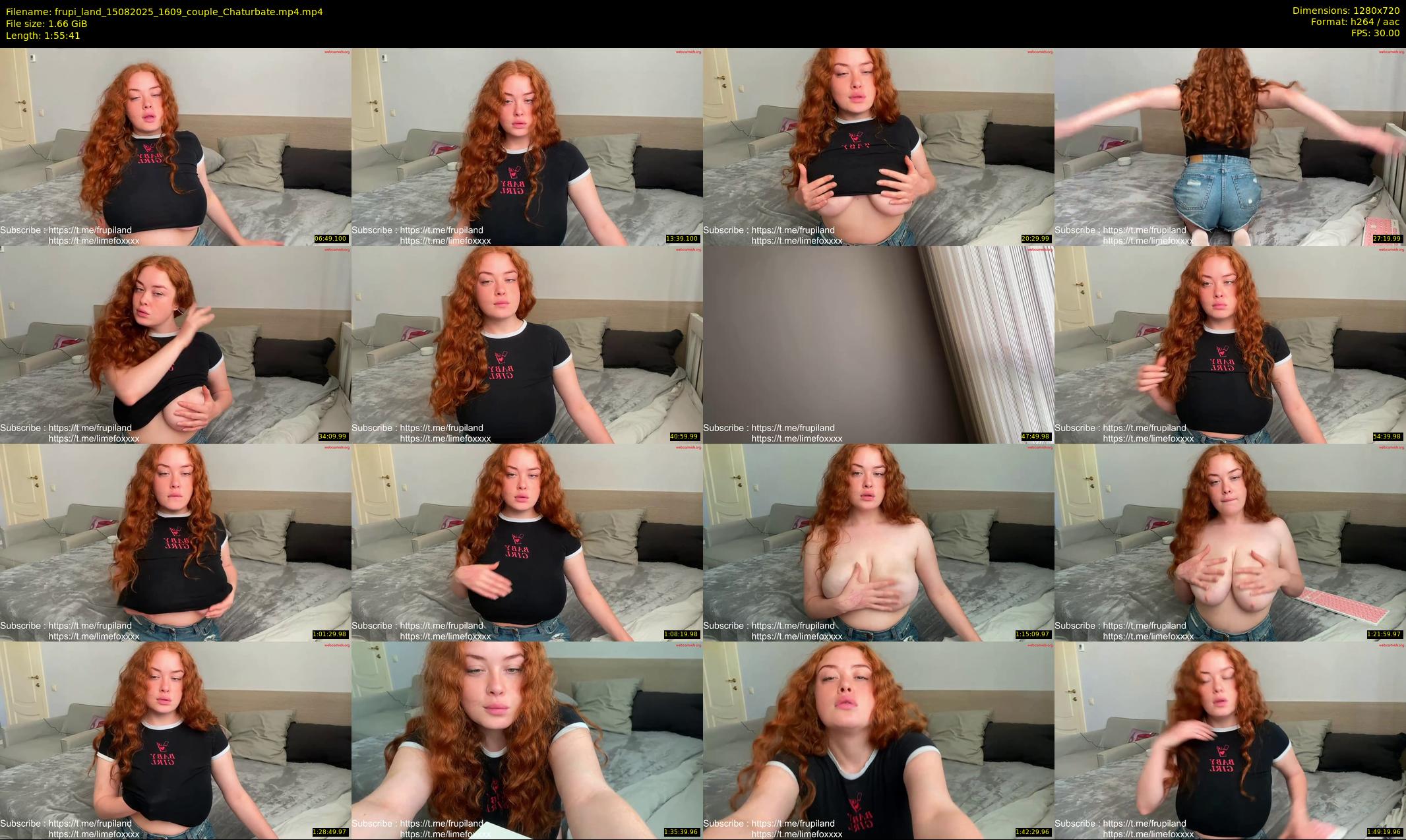 frupi_land — 116 minute Chaturbate couple cam show recording, 720p, Aug 15, 2025