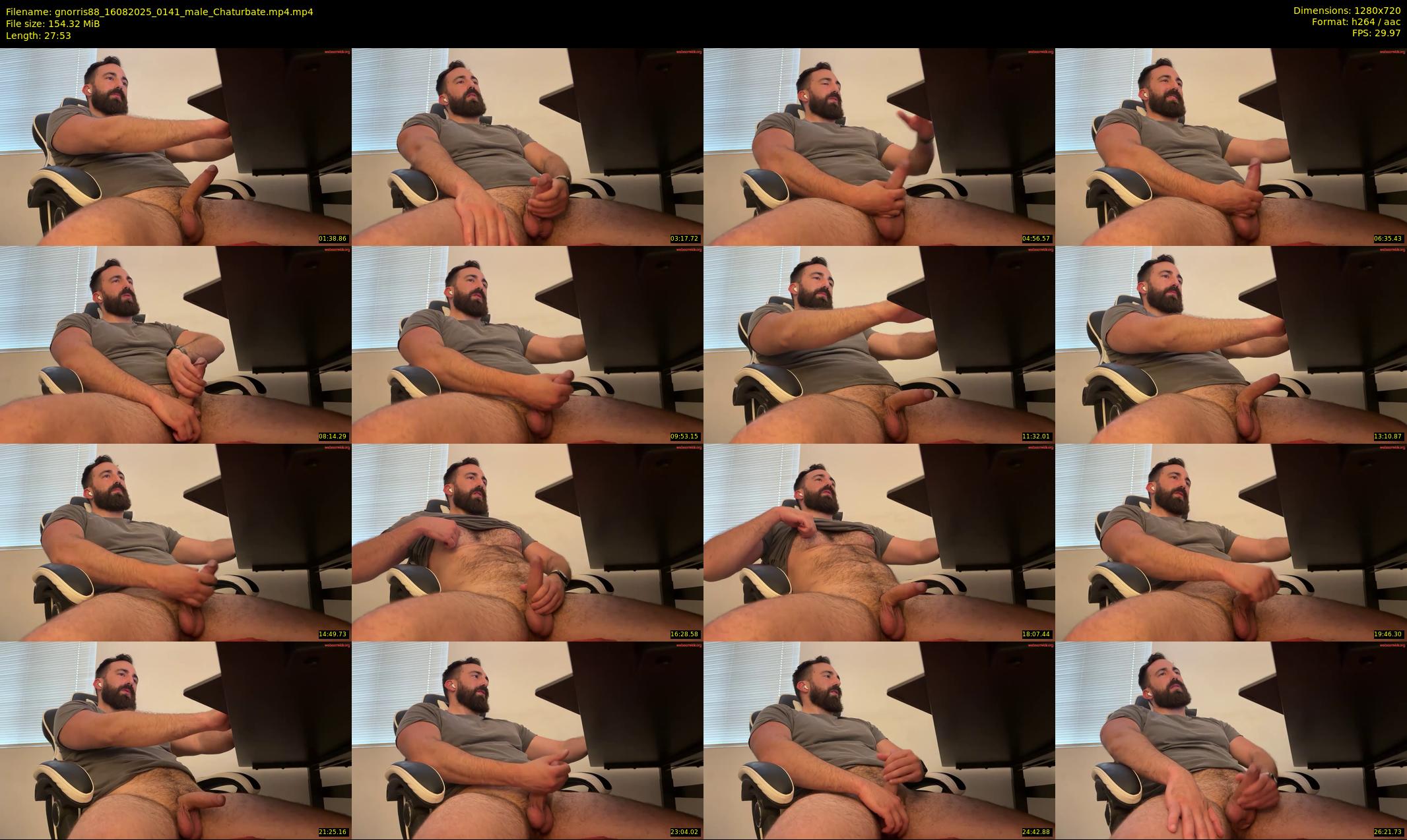 gnorris88 — 28 minute Chaturbate male cam show recording, 720p, Aug 16, 2025