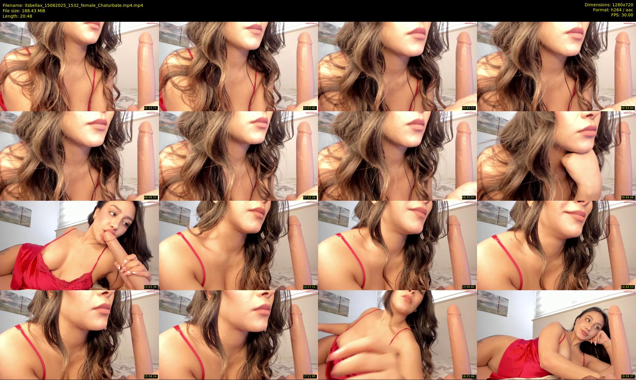 itsbellax — 21 minute Chaturbate female cam show recording, 720p, Aug 15, 2025