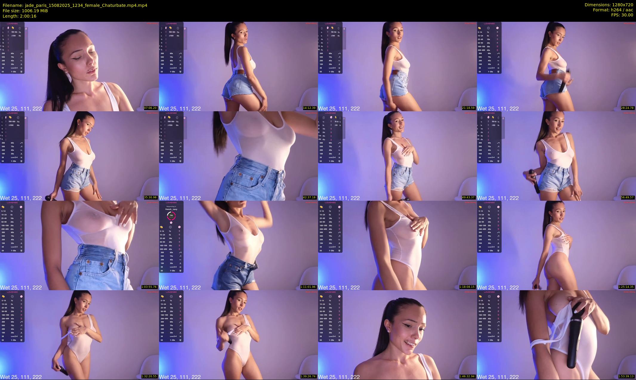 jade_paris — 121 minute Chaturbate female cam show recording, 720p, Aug 15, 2025