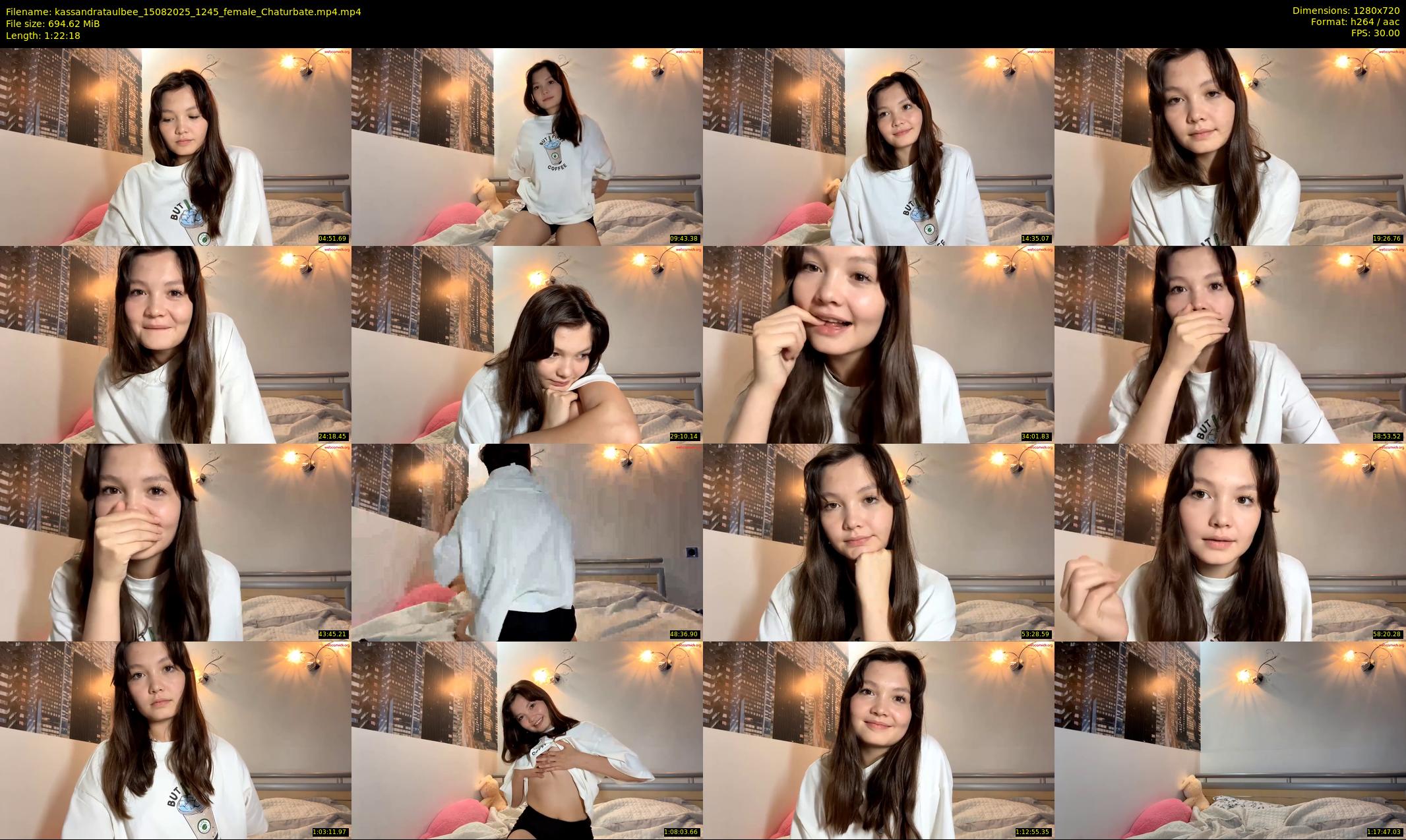 kassandrataulbee — 83 minute Chaturbate female cam show recording, 720p, Aug 15, 2025