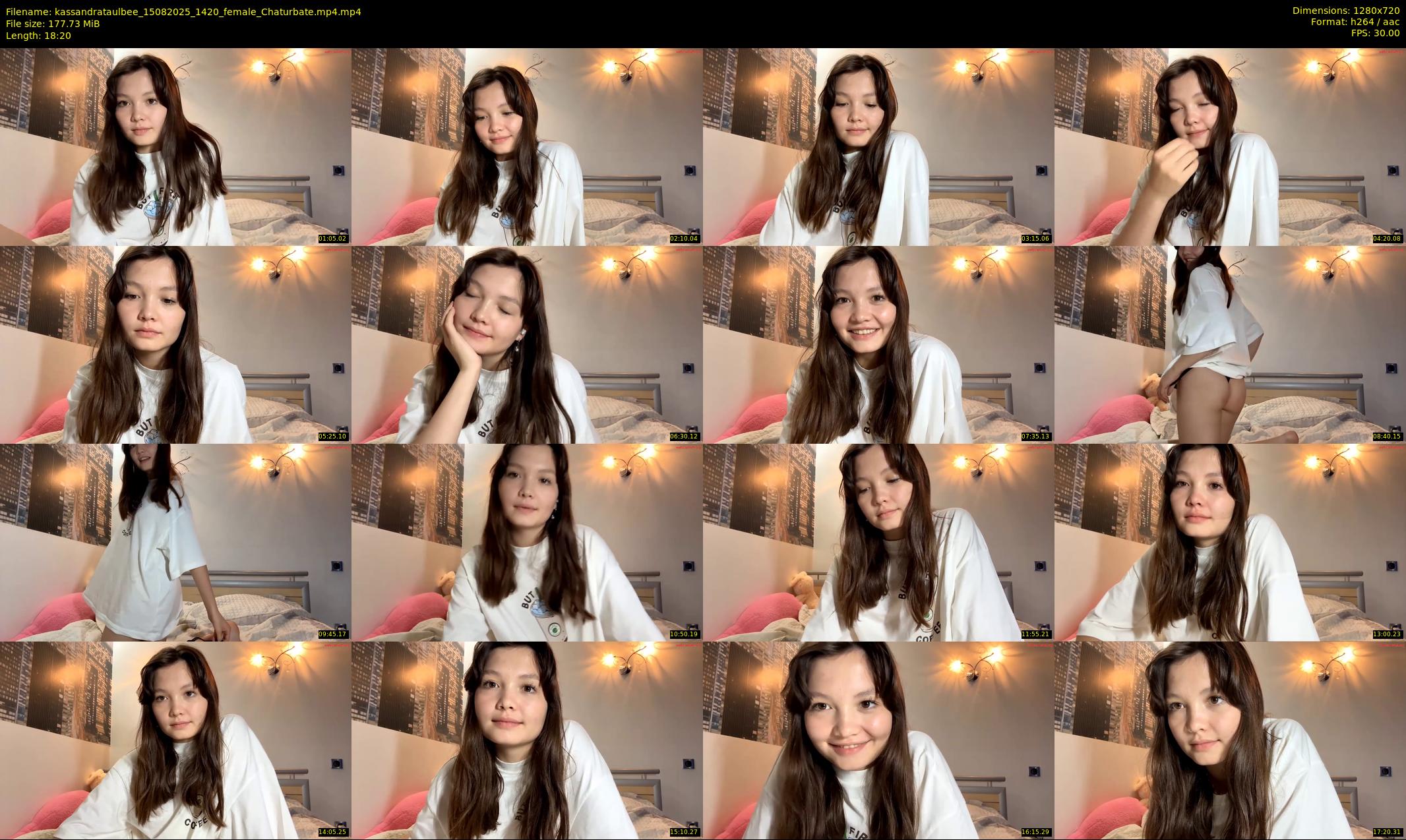 kassandrataulbee — 19 minute Chaturbate female cam show recording, 720p, Aug 15, 2025