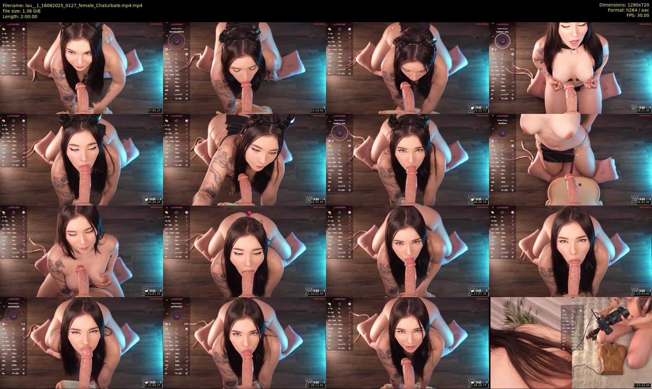 lau__1 — 120 minute Chaturbate female cam show recording, 720p, Aug 16, 2025