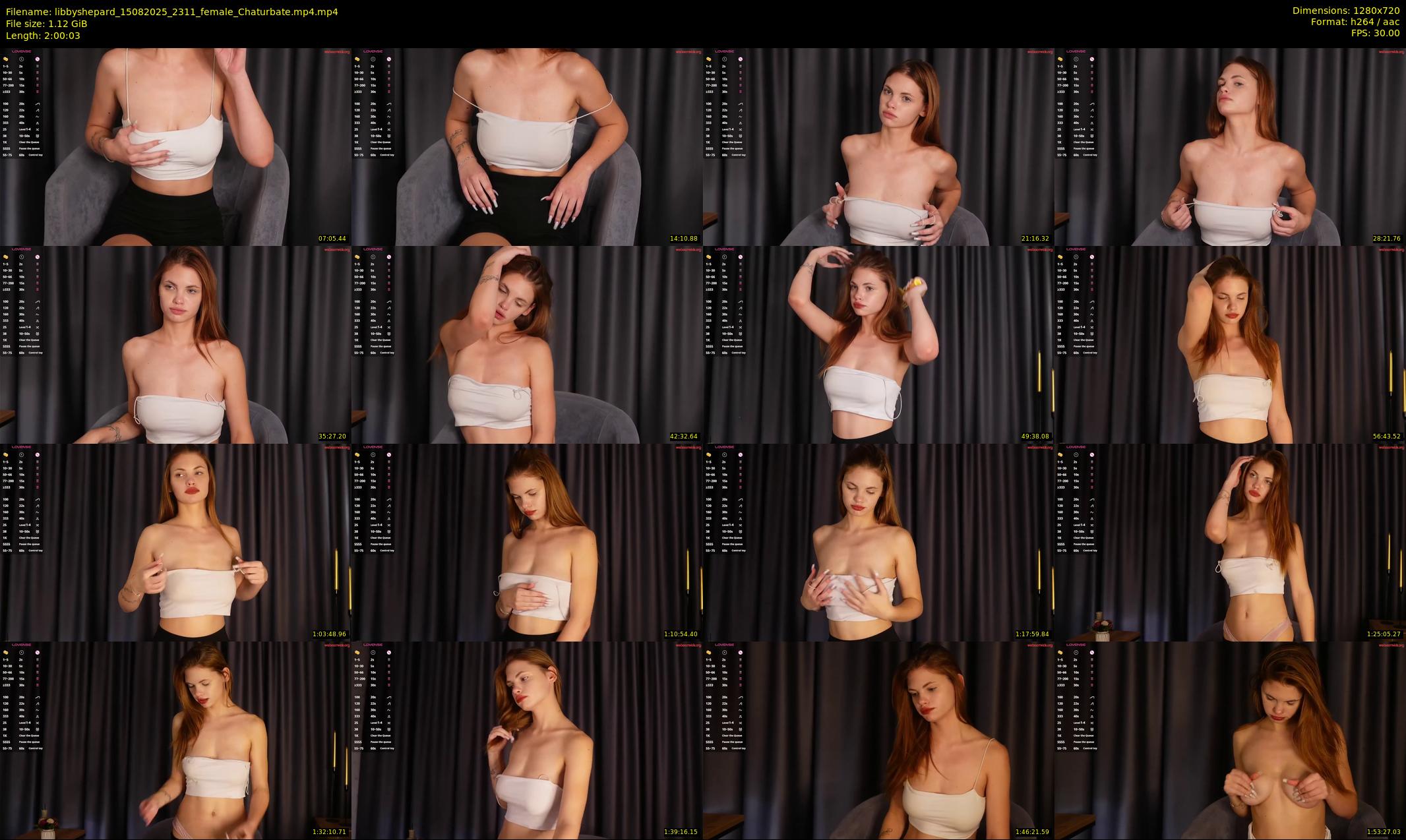 libbyshepard — 121 minute Chaturbate female cam show recording, 720p, Aug 15, 2025