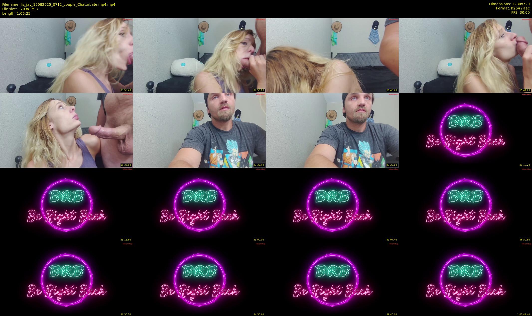 liz_jay — 67 minute Chaturbate couple cam show recording, 720p, Aug 15, 2025