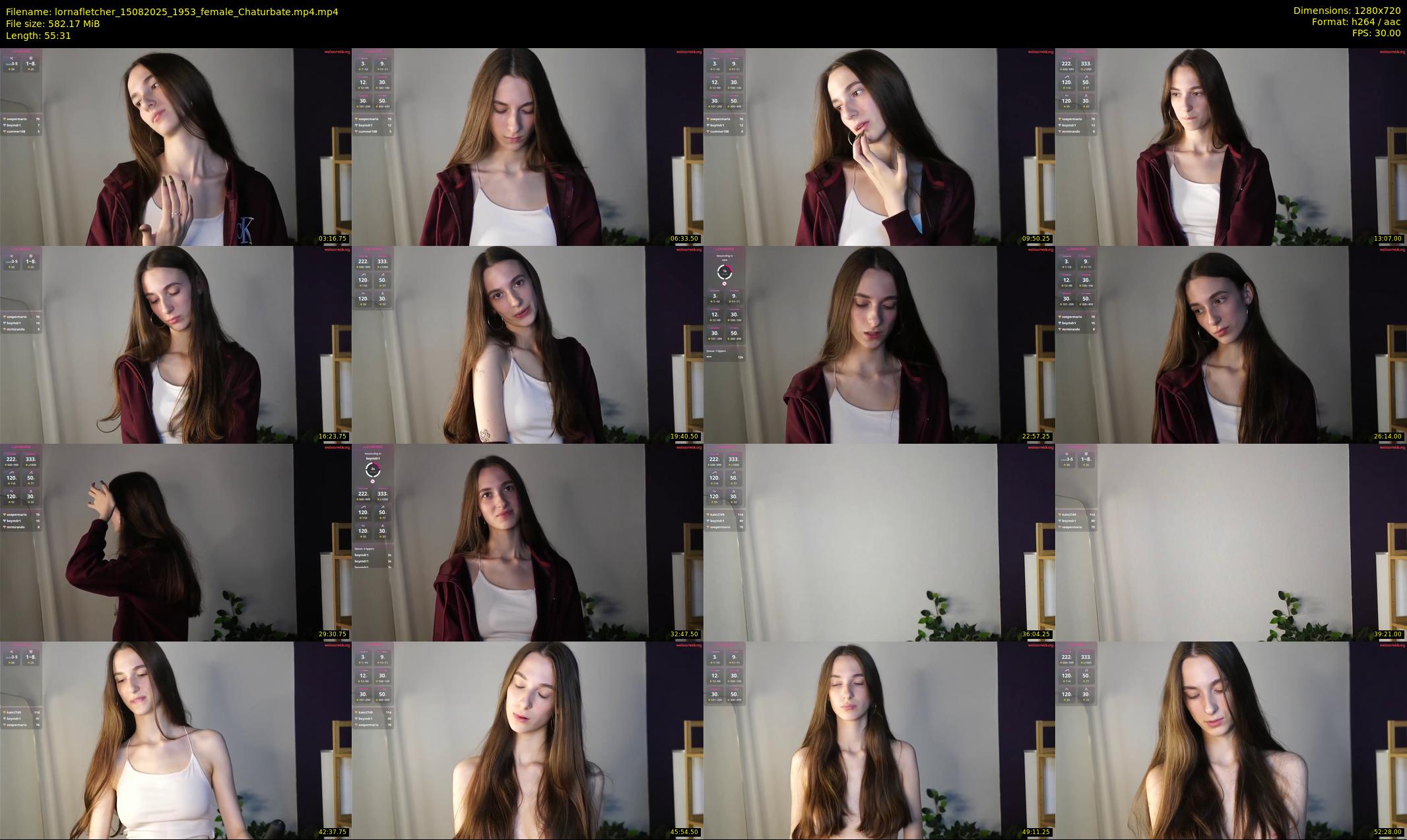 lornafletcher — 56 minute Chaturbate female cam show recording, 720p, Aug 15, 2025